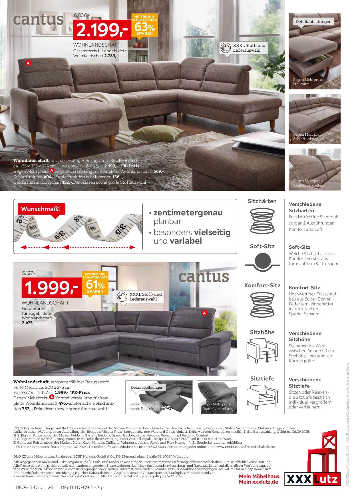 xxxlutz - XXXlutz - Polster Spezial-Prospekt gültig vom 01.09. bis 14.09. - page: 24