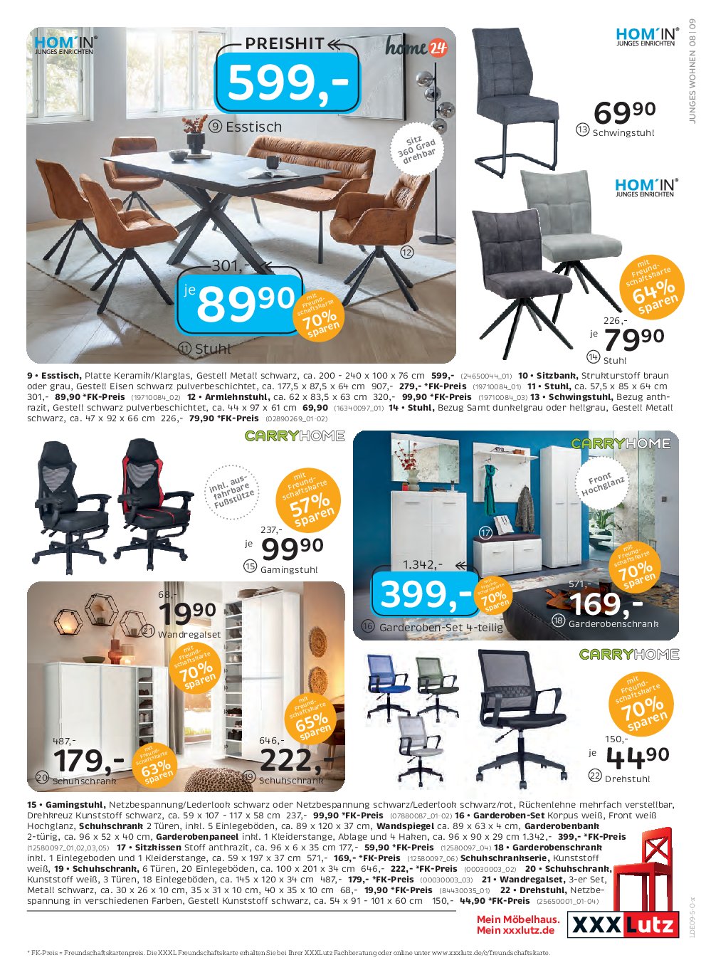 xxxlutz - XXXlutz - Restaurantgutscheine-Prospekt gültig vom 04.09. bis 20.09. - page: 13