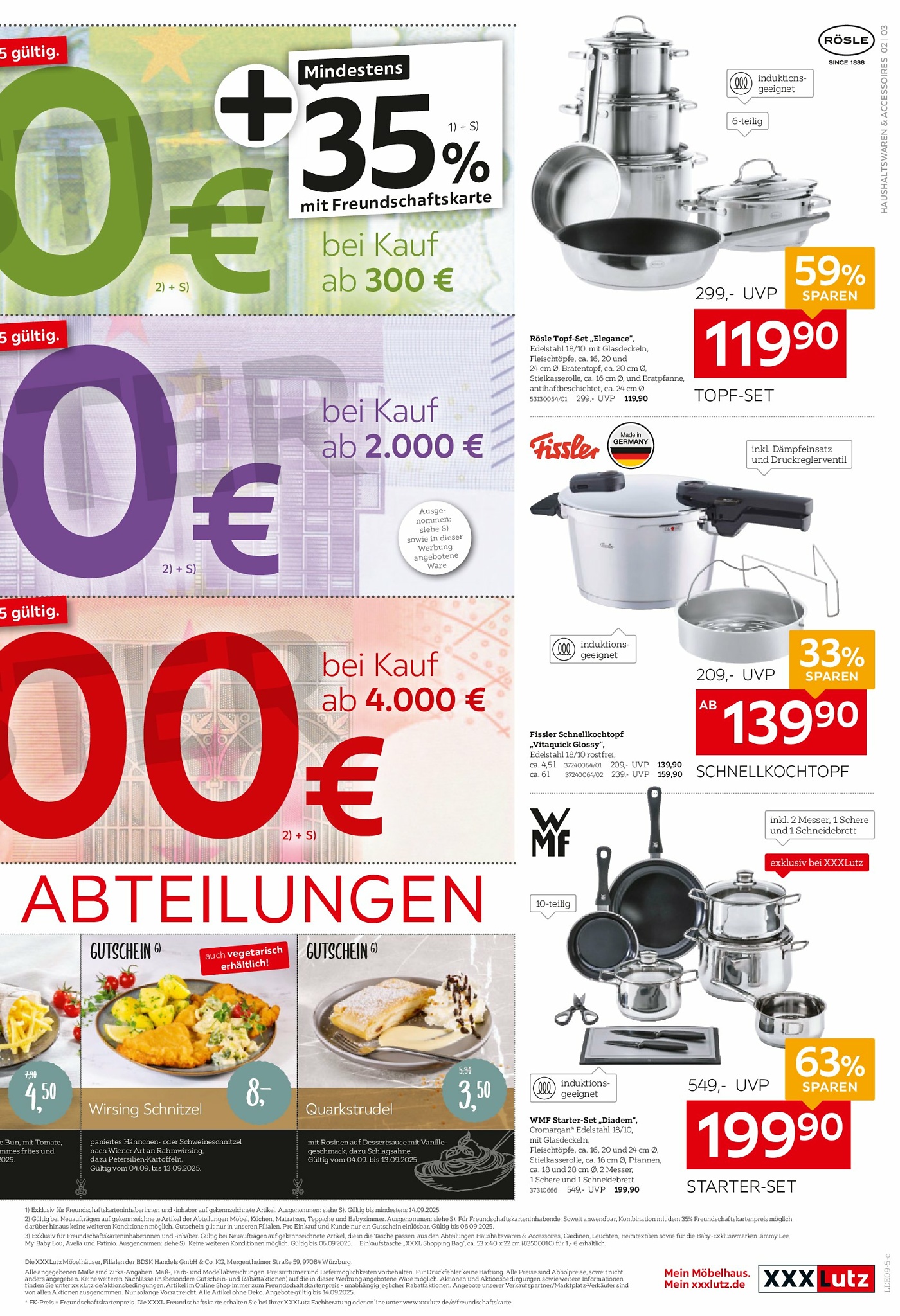 xxxlutz - XXXlutz - Personalrabatt für alle-Prospekt gültig vom 01.09. bis 06.09. - page: 3