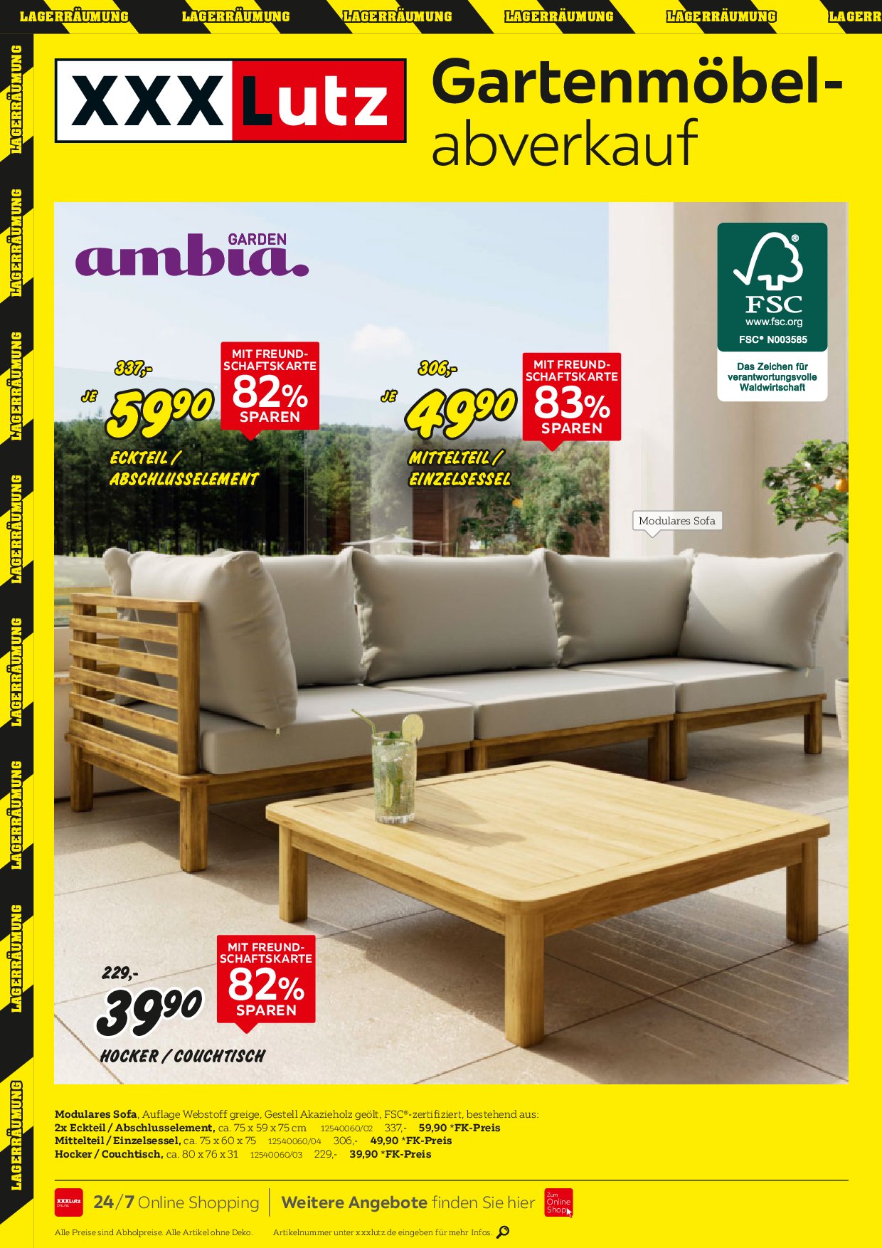 xxxlutz - XXXlutz - Gartenmöbelabverkauf-Prospekt gültig vom 01.09. bis 14.09. - page: 2