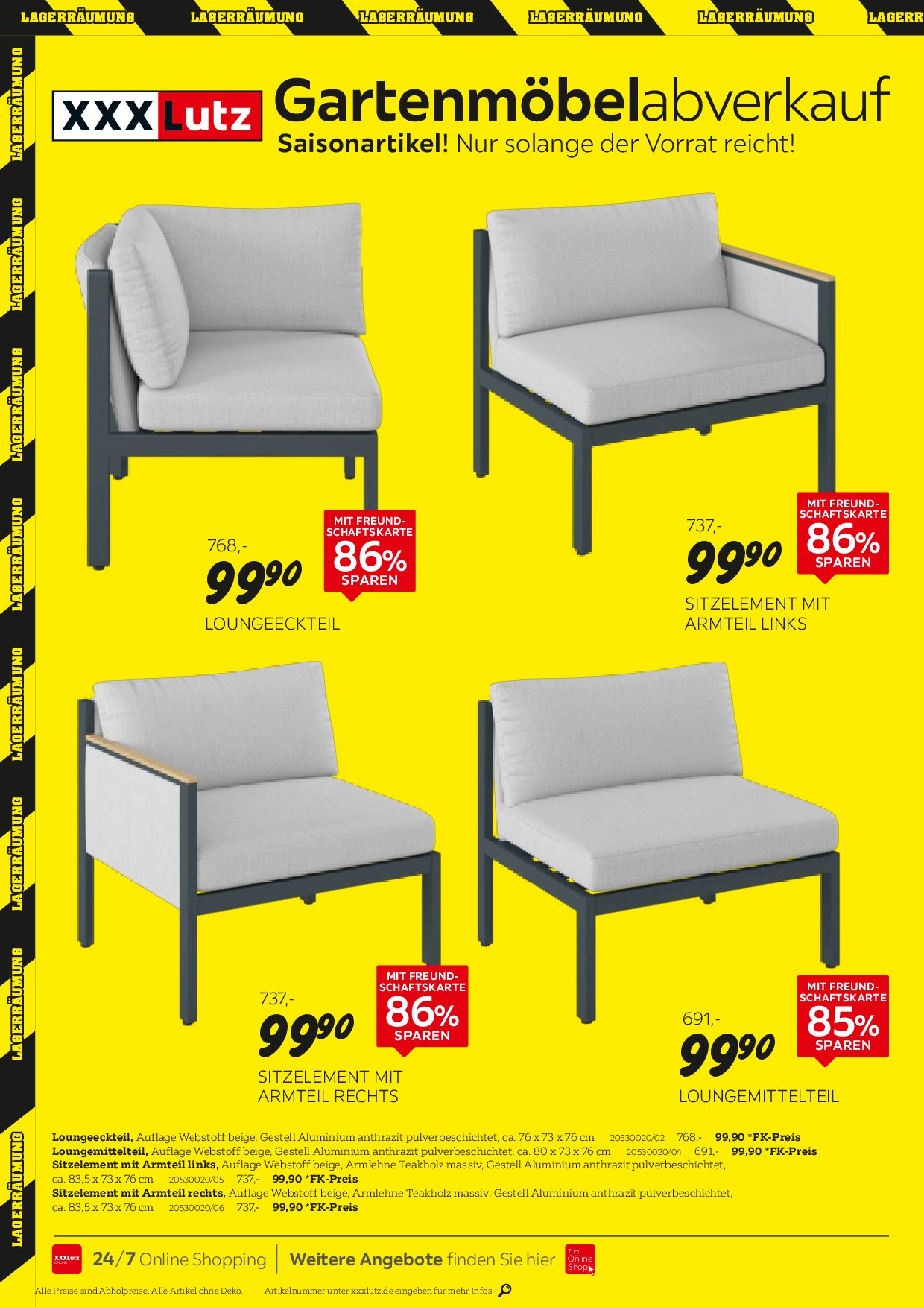 xxxlutz - XXXlutz - Gartenmöbelabverkauf-Prospekt gültig vom 01.09. bis 14.09. - page: 10