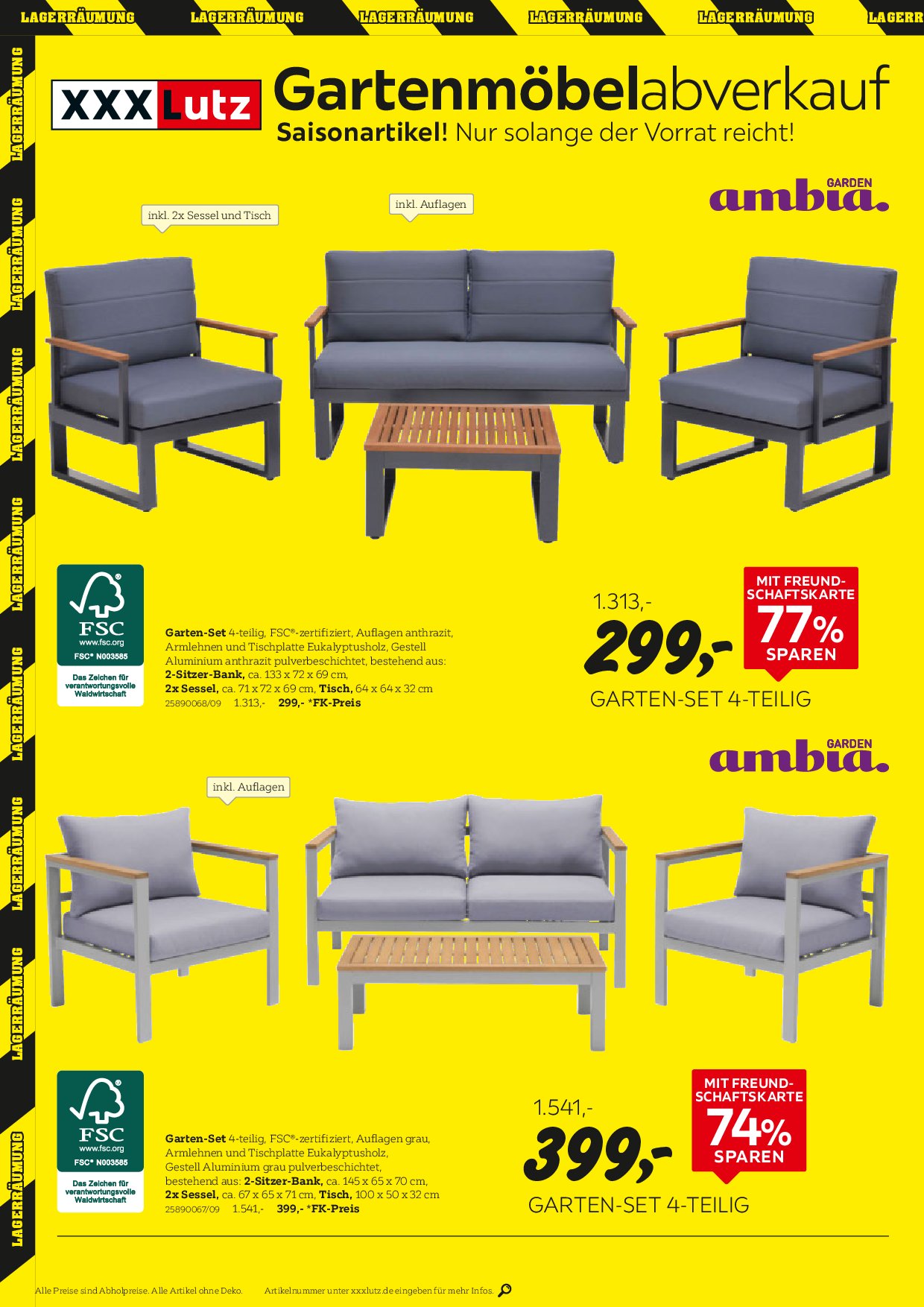 xxxlutz - XXXlutz - Gartenmöbelabverkauf-Prospekt gültig vom 01.09. bis 14.09. - page: 6