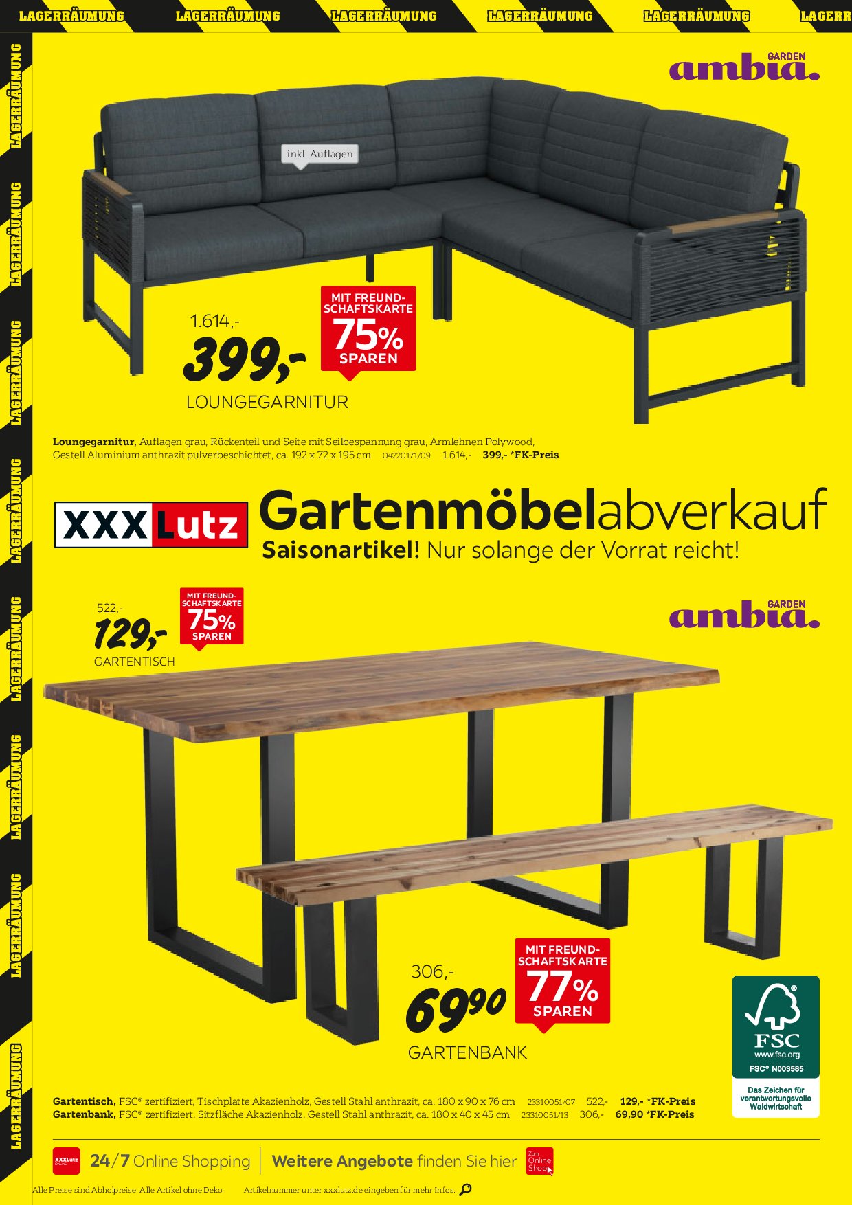xxxlutz - XXXlutz - Gartenmöbelabverkauf-Prospekt gültig vom 01.09. bis 14.09. - page: 4