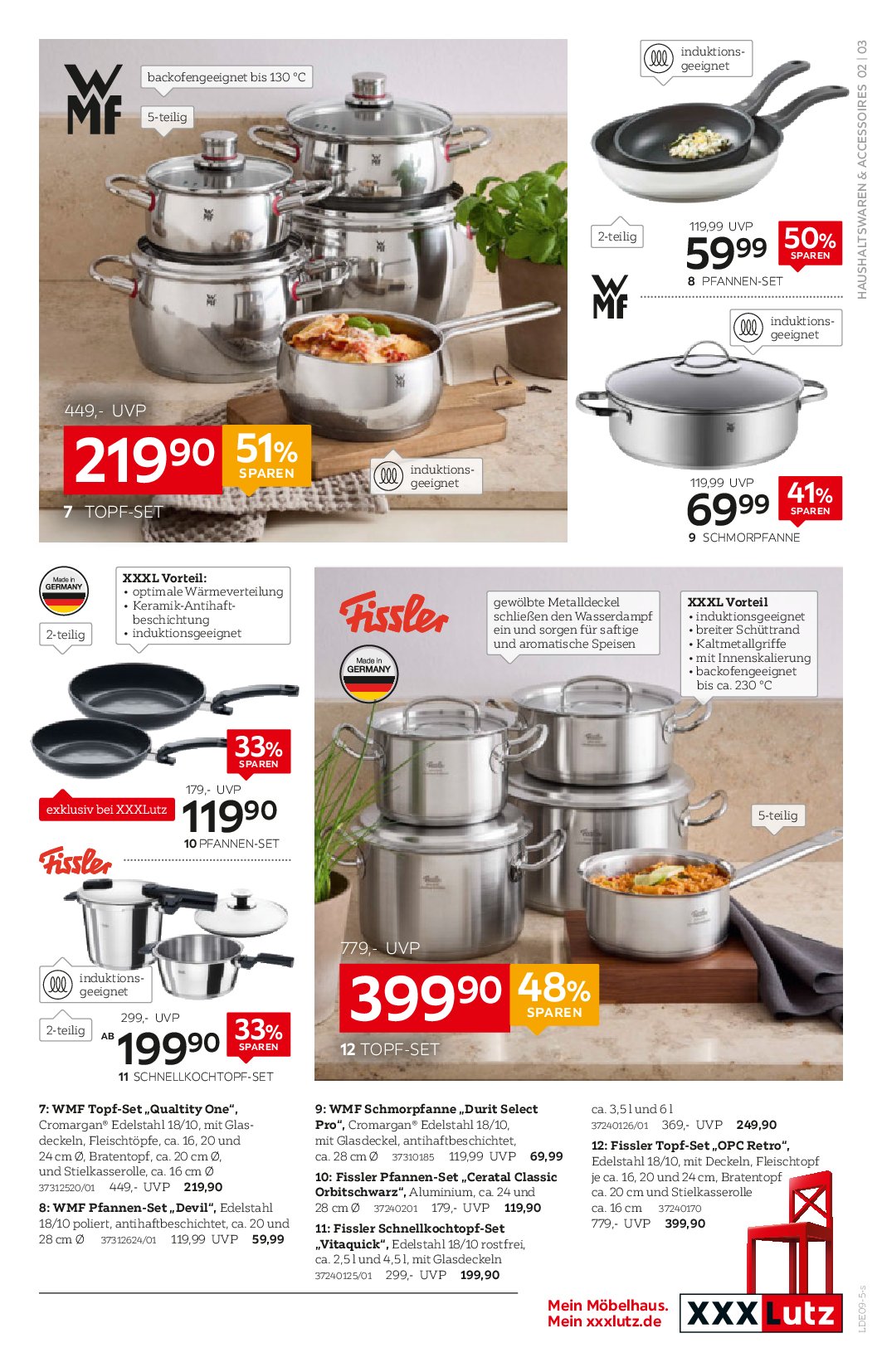 xxxlutz - XXXlutz - Lecker kochen-Prospekt gültig vom 01.09. bis 07.09. - page: 3