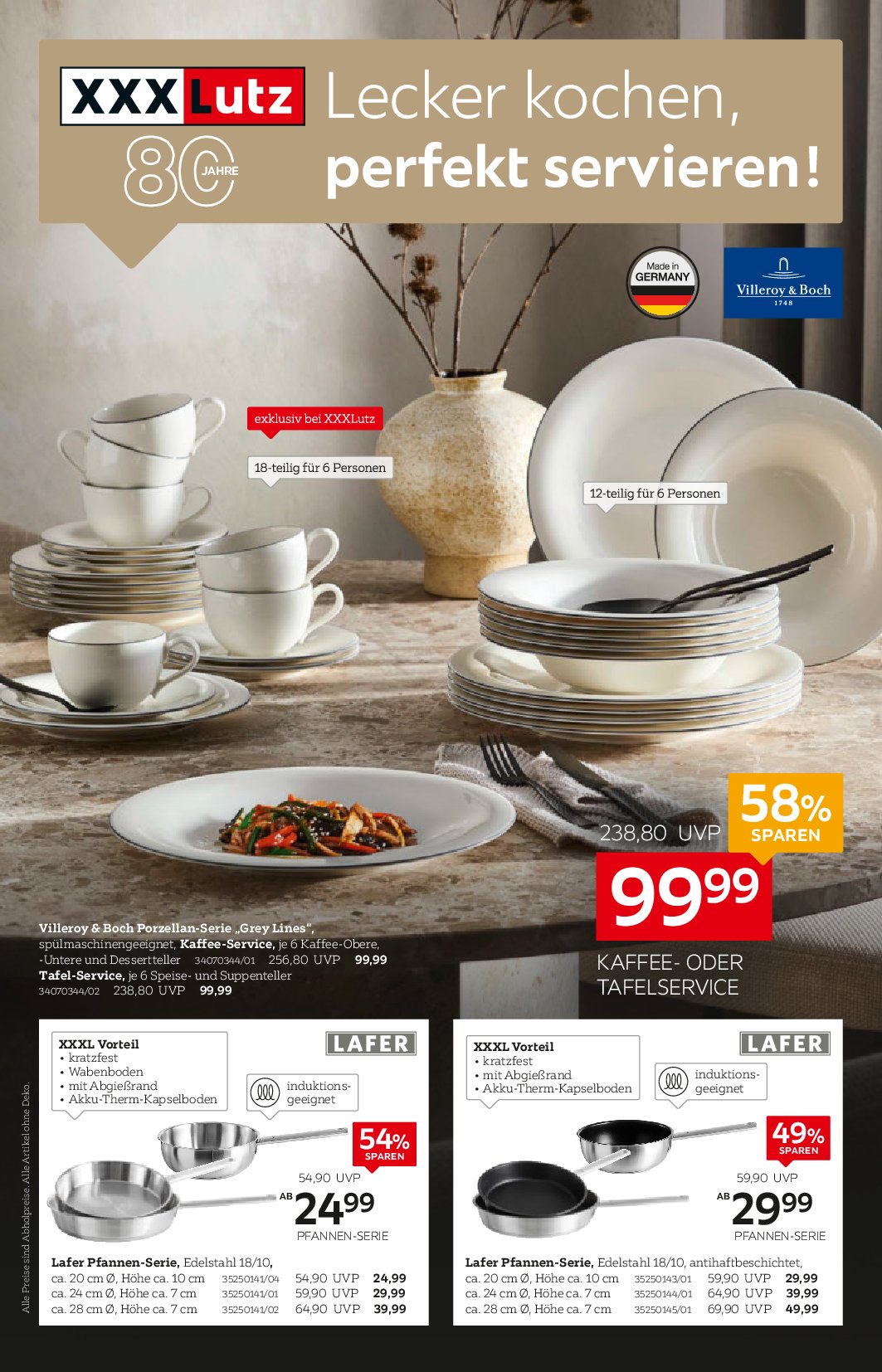 xxxlutz - XXXlutz - Lecker kochen-Prospekt gültig vom 01.09. bis 07.09.