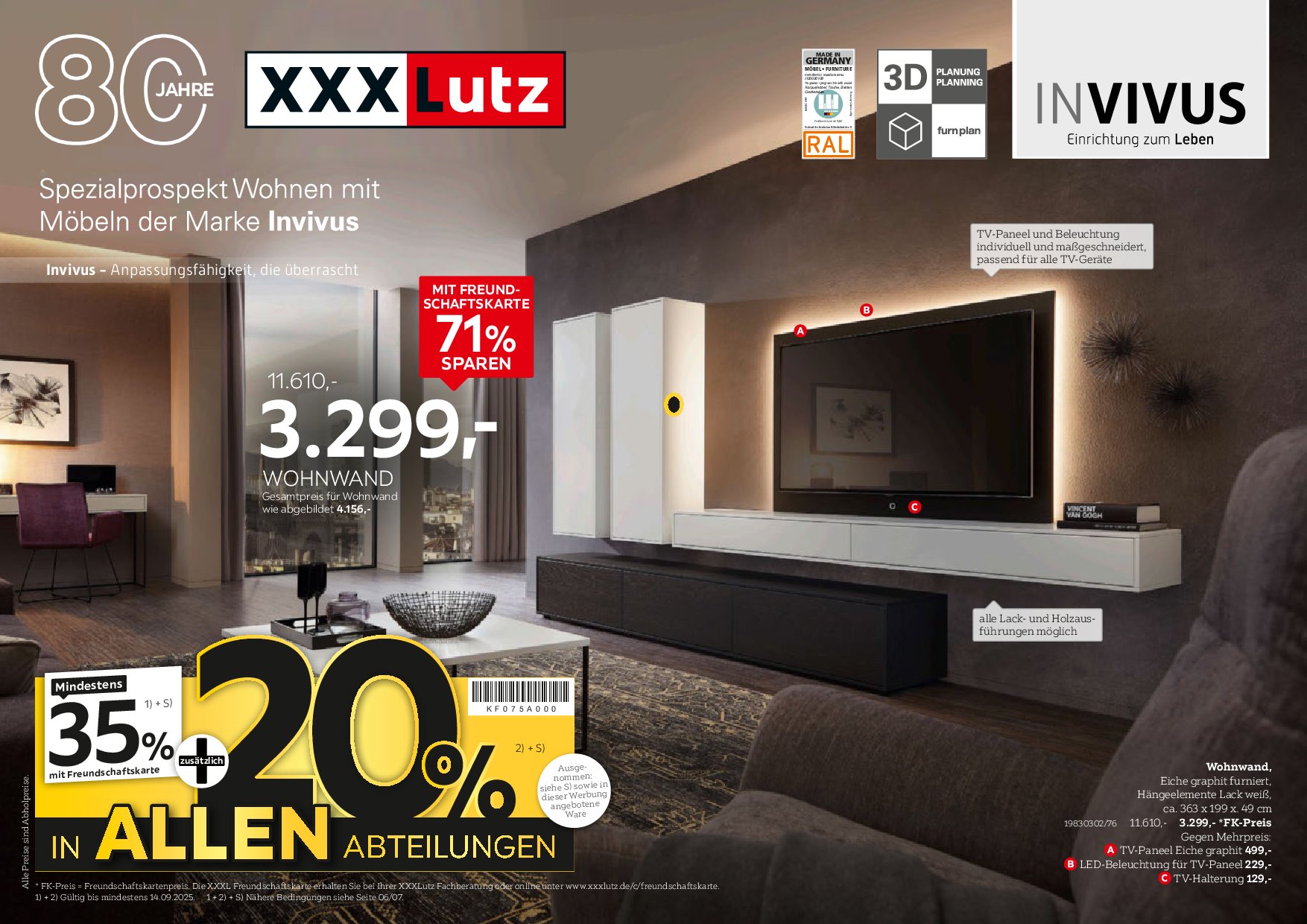 xxxlutz - XXXlutz - Invivus Spezial-Prospekt gültig vom 01.09. bis 14.09.