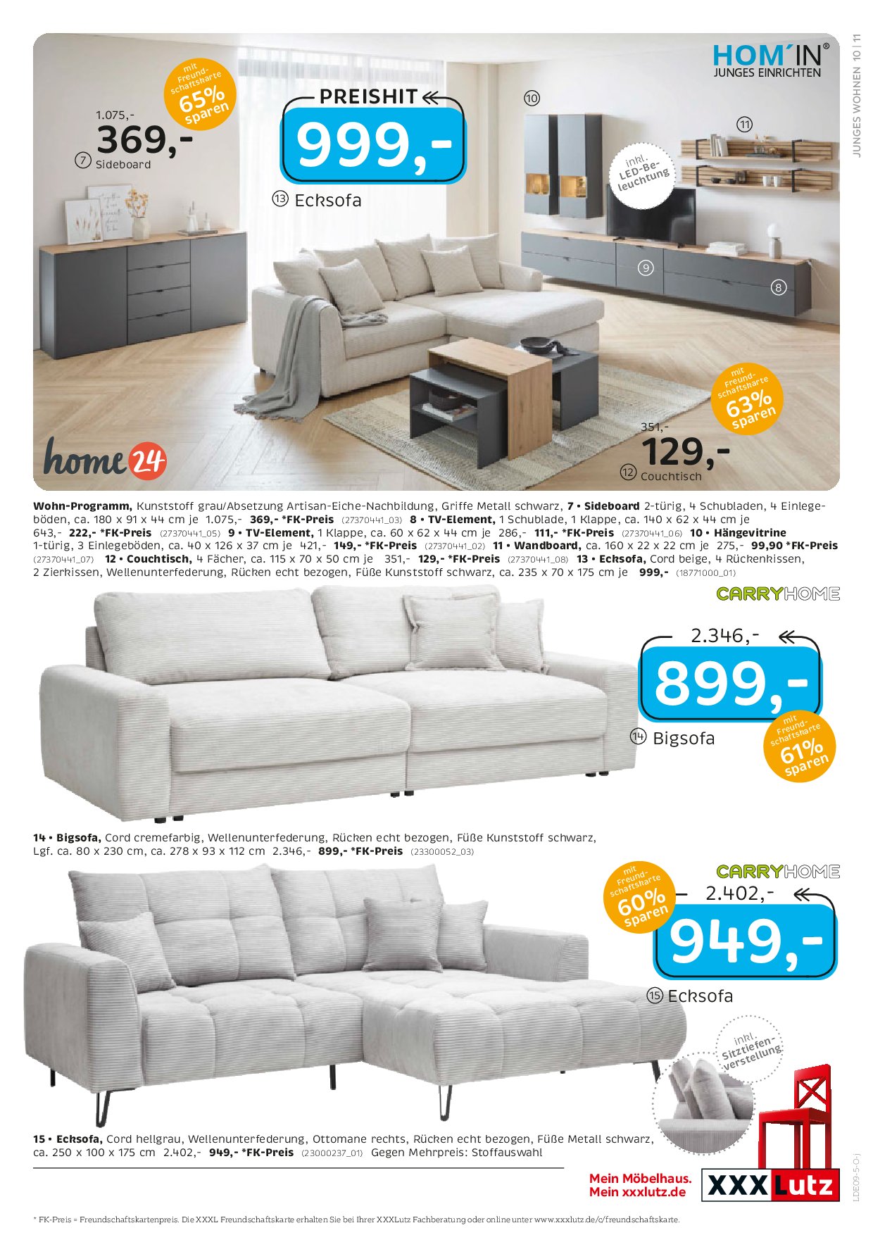 xxxlutz - XXXlutz - Junges Wohnen-Prospekt gültig vom 01.09. bis 14.09. - page: 10