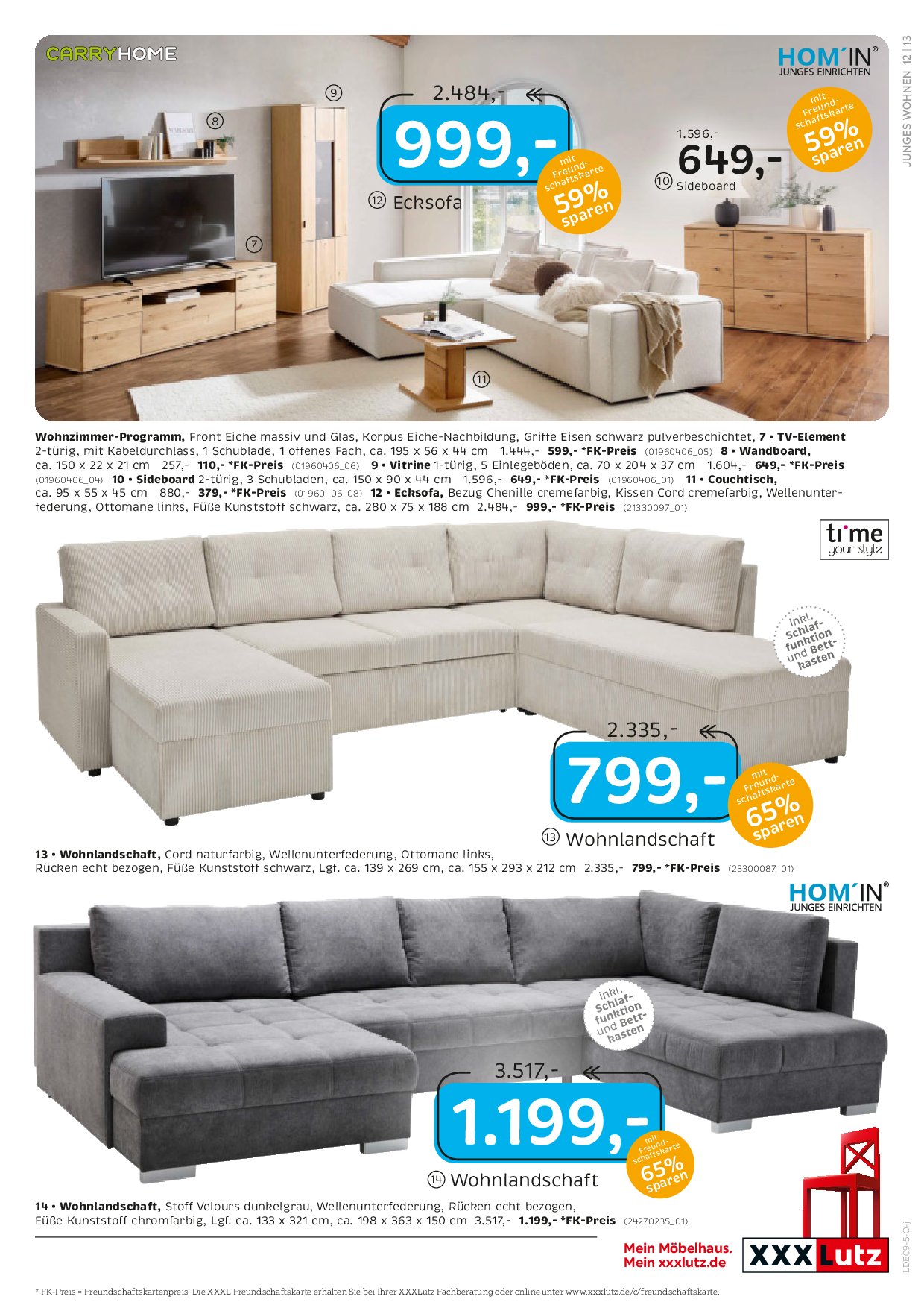 xxxlutz - XXXlutz - Junges Wohnen-Prospekt gültig vom 01.09. bis 14.09. - page: 12