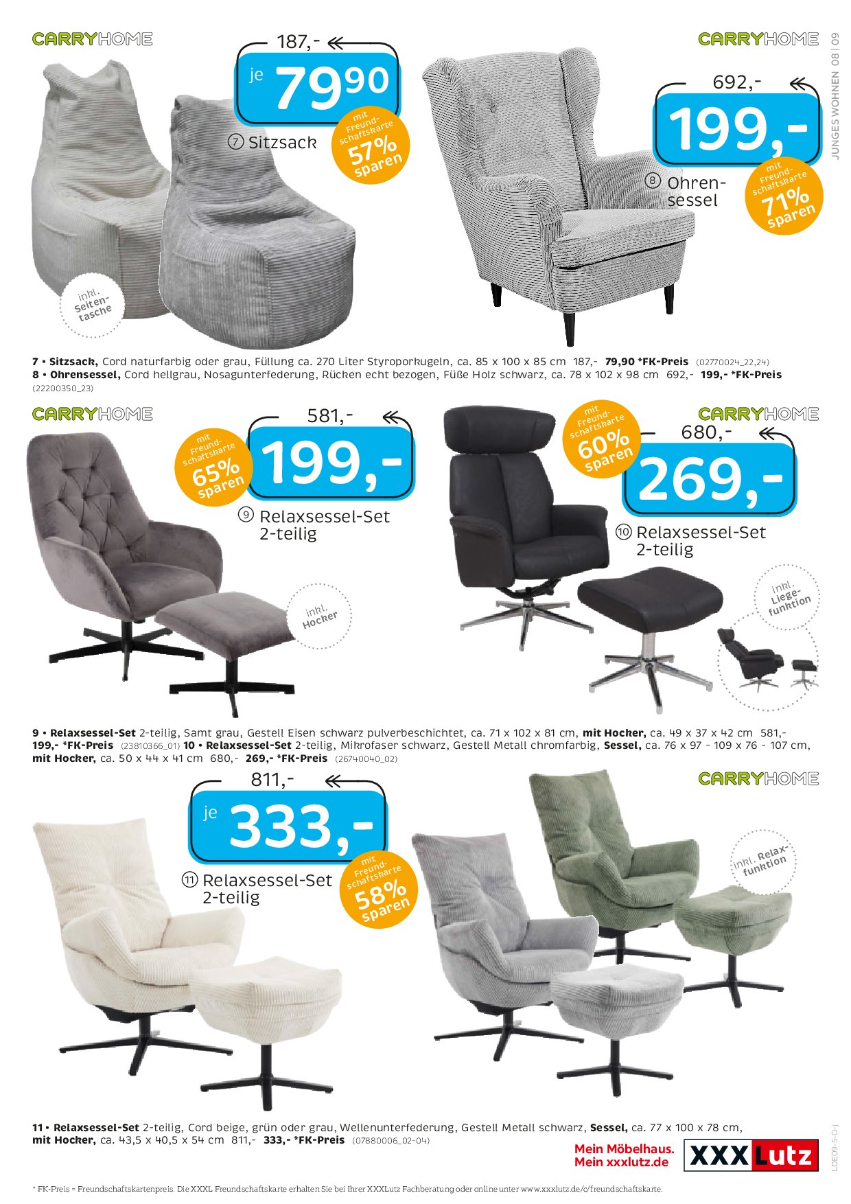 xxxlutz - XXXlutz - Junges Wohnen-Prospekt gültig vom 01.09. bis 14.09. - page: 8