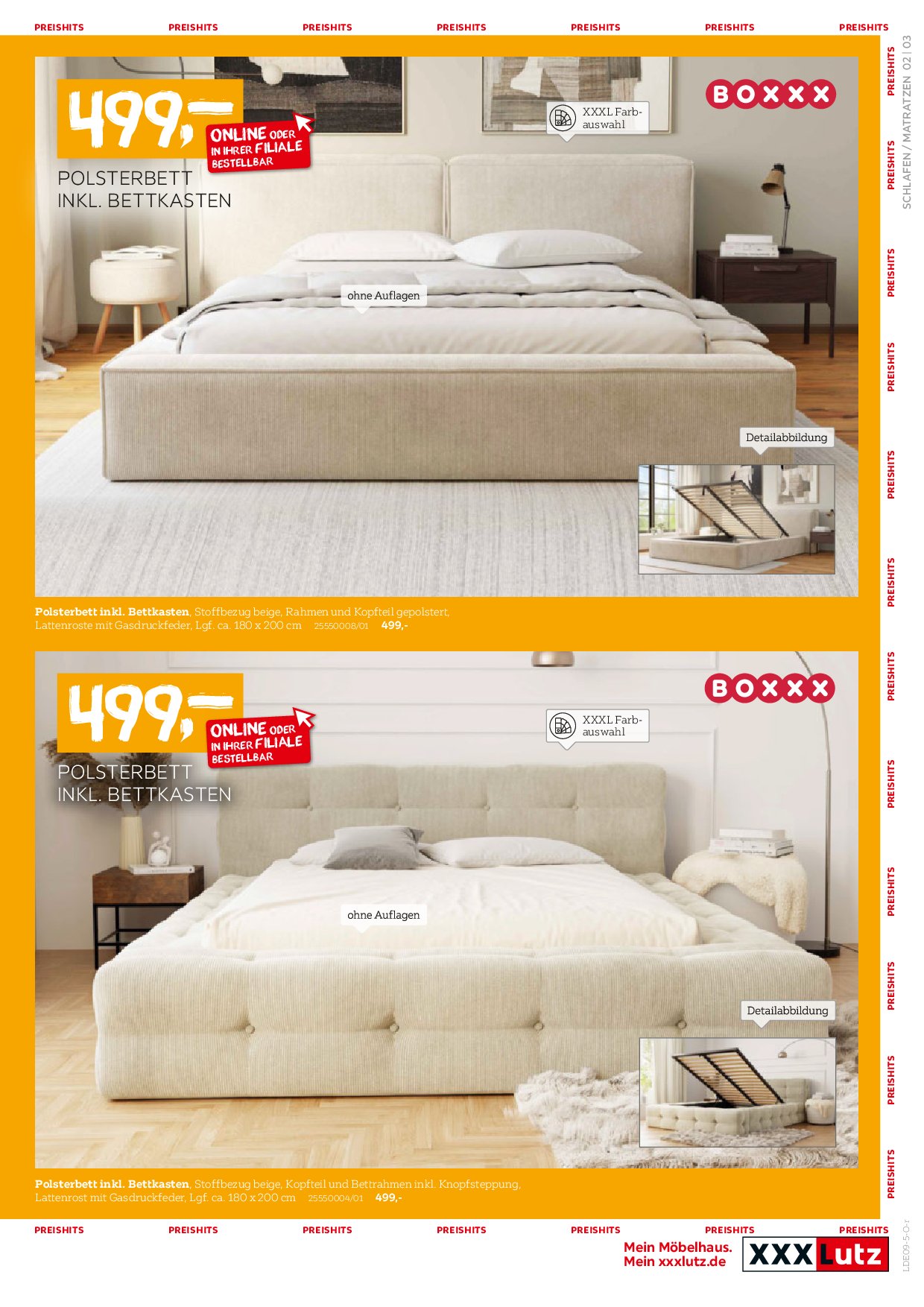 xxxlutz - XXXlutz - Schlafen Preishits!-Prospekt gültig vom 01.09. bis 14.09. - page: 3