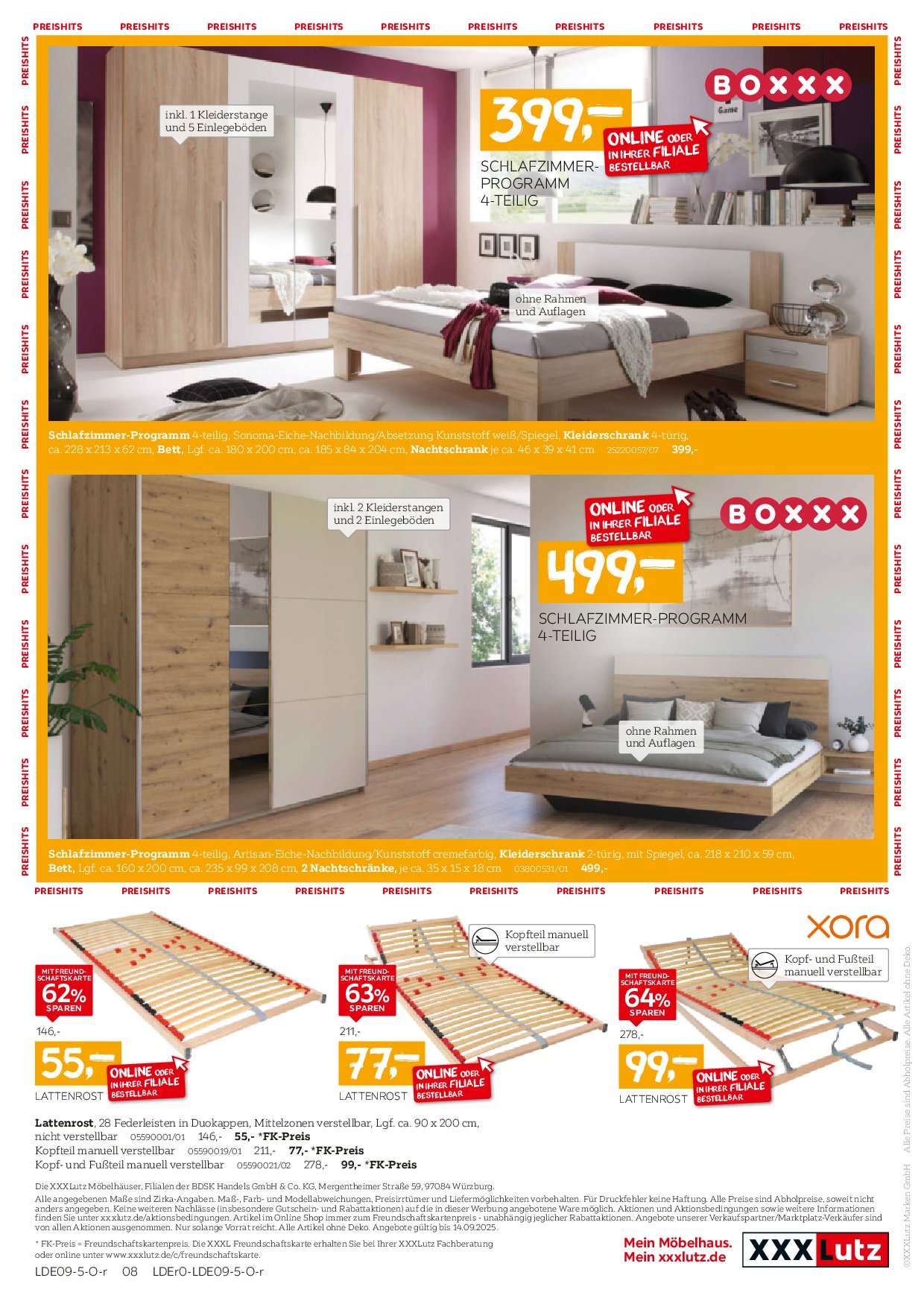 xxxlutz - XXXlutz - Schlafen Preishits!-Prospekt gültig vom 01.09. bis 14.09. - page: 8