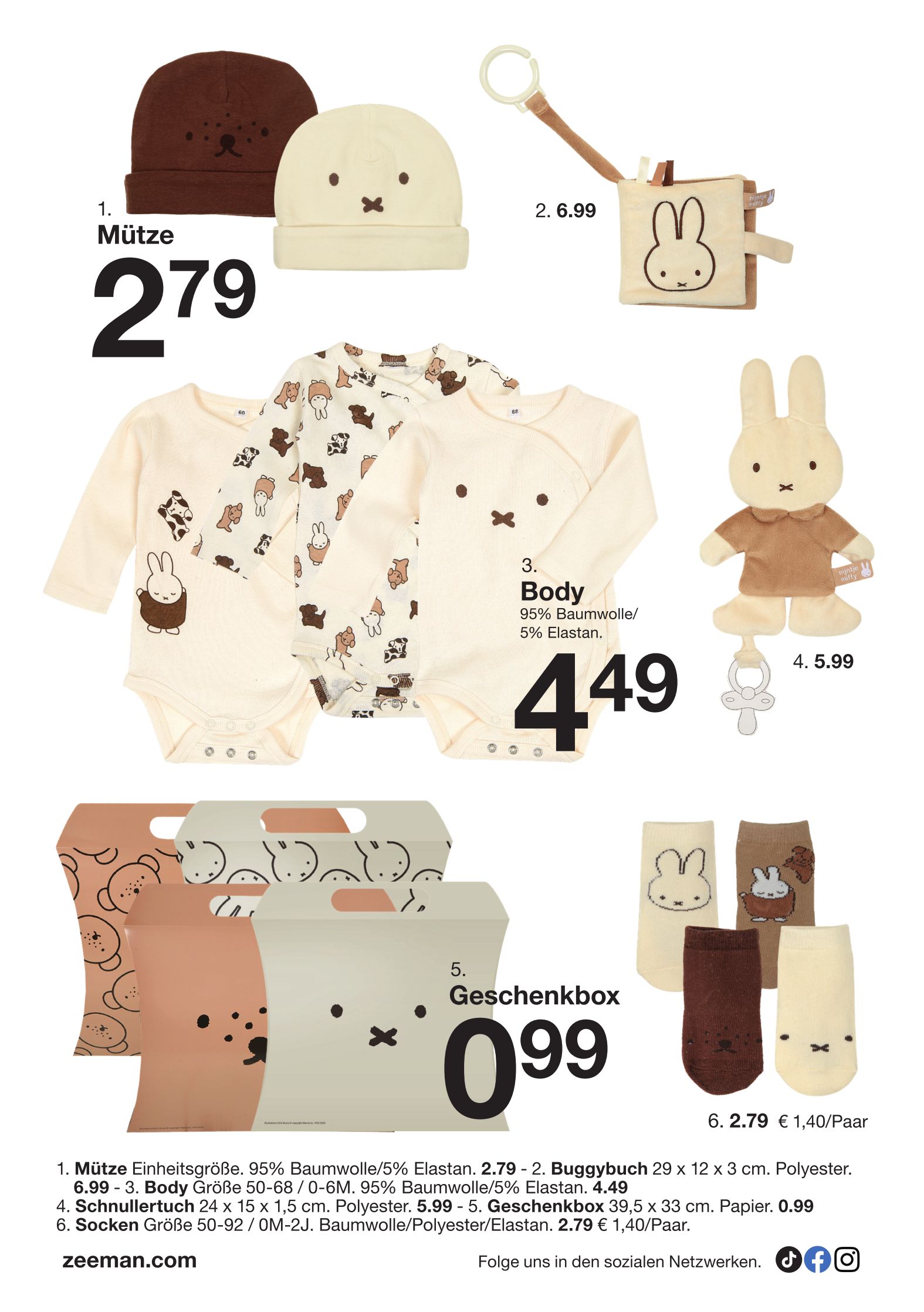 zeeman - Zeeman - Miffy-Prospekt gültig vom 30.08. bis 05.09. - page: 4