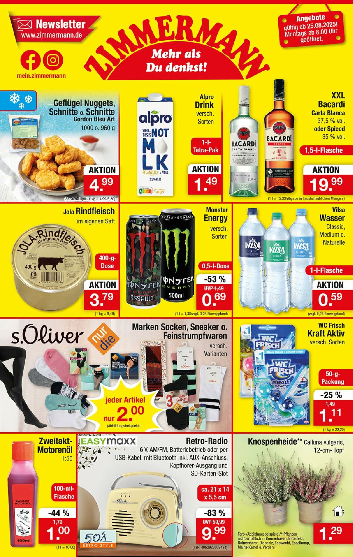 zimmermann - Zimmermann-Prospekt gültig vom 25.08. bis 30.08.