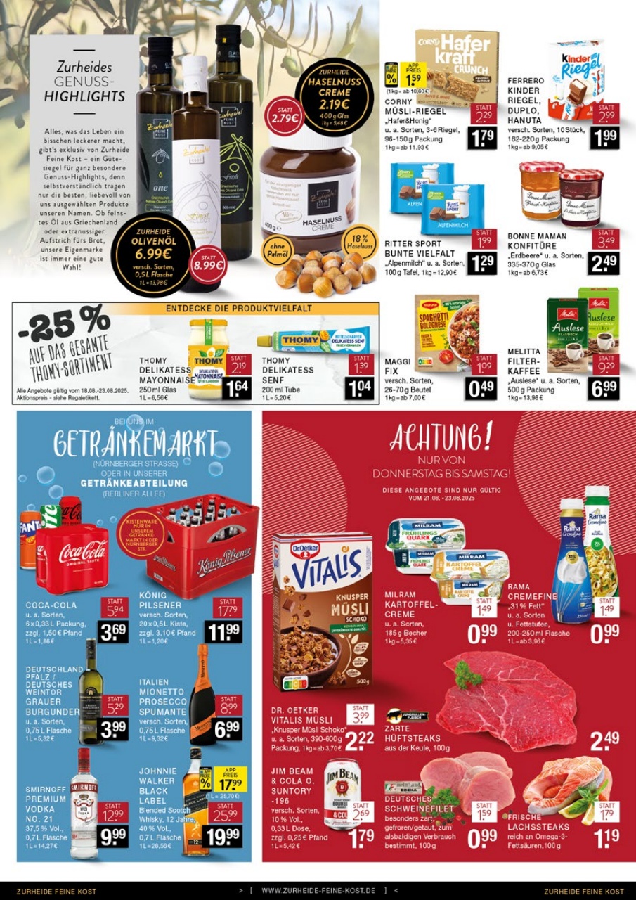 zurheide-feine-kost - Zurheide Feine Kost - Düsseldorf Crown-Prospekt gültig vom 18.08. bis 23.08. - page: 8