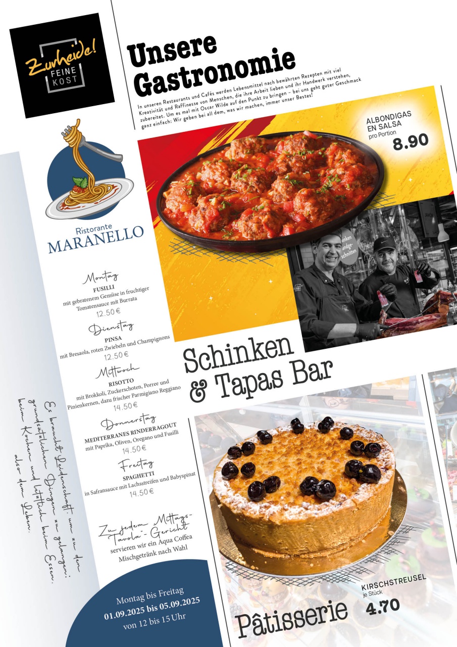 zurheide-feine-kost - Zurheide Feine Kost - Düsseldorf Crown-Prospekt gültig vom 01.09. bis 06.09. - page: 8