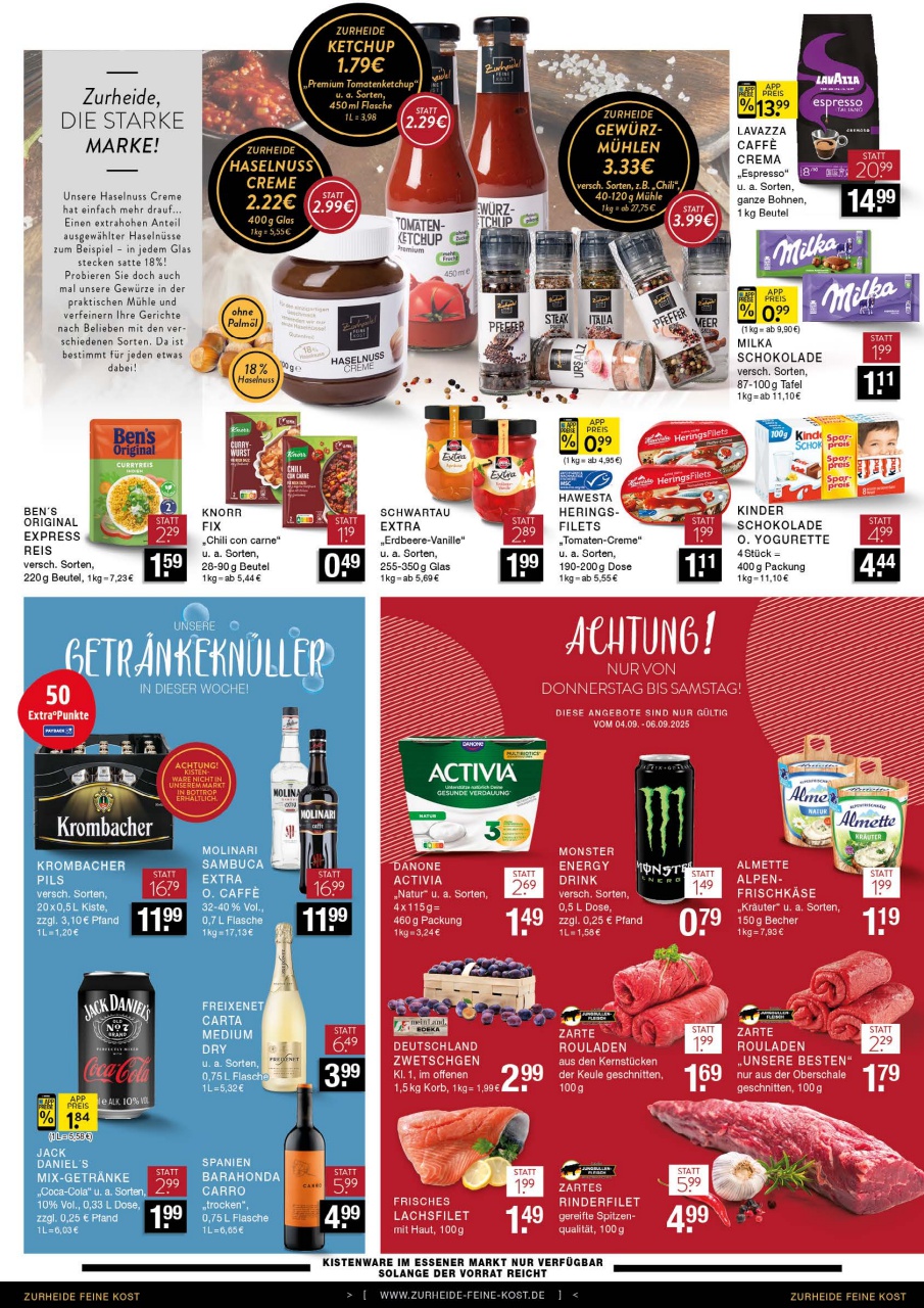 zurheide-feine-kost - Zurheide Feine Kost - Bottrop-Prospekt gültig vom 01.09. bis 06.09. - page: 8