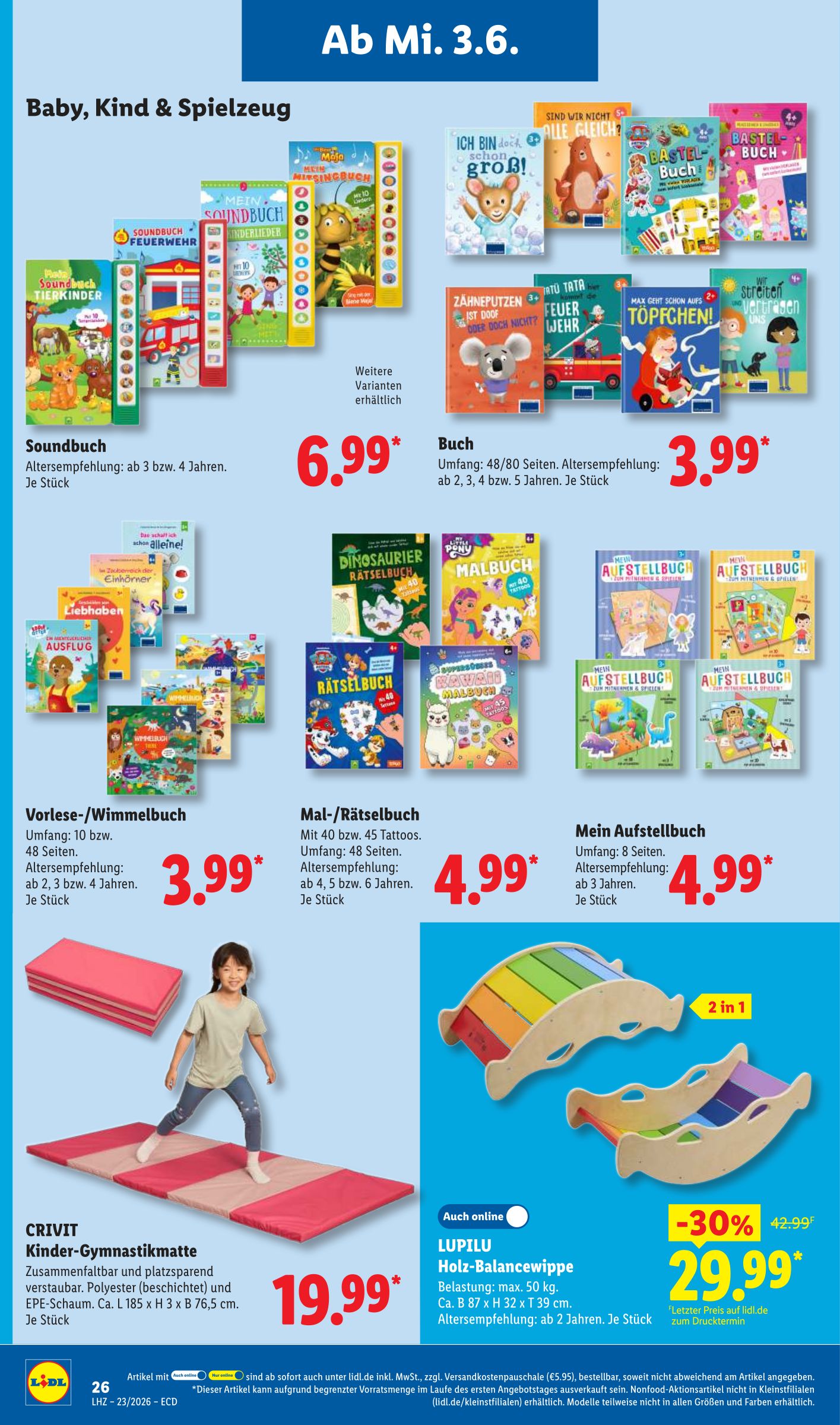 lidl - Lidl - Angebot der Woche Prospekt nächste Woche – von Montag 01.06.2026 bis Samstag 06.06.2026 - page: 20
