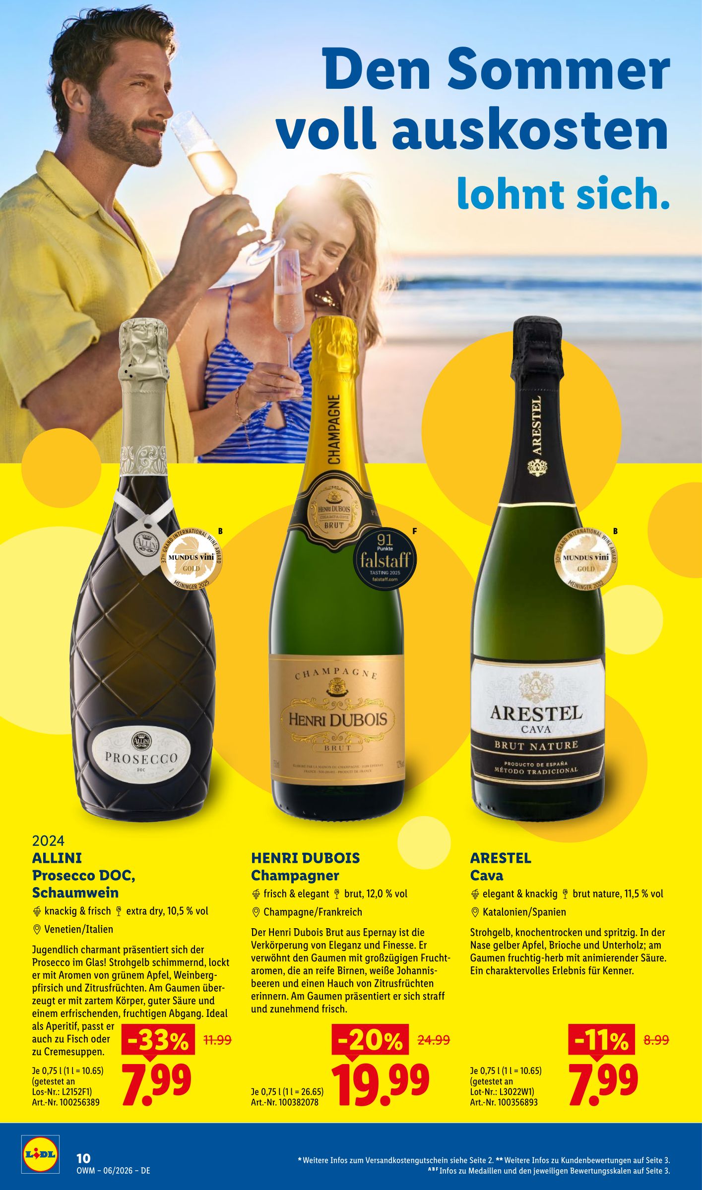 lidl - Lidl - Wein & Spirituosen Prospekt – von Montag 01.06.2026 bis Dienstag 30.06.2026 - page: 10