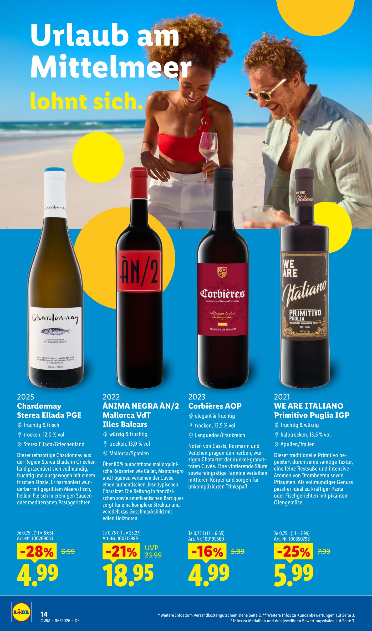 lidl - Lidl - Wein & Spirituosen Prospekt – von Montag 01.06.2026 bis Dienstag 30.06.2026 - page: 14