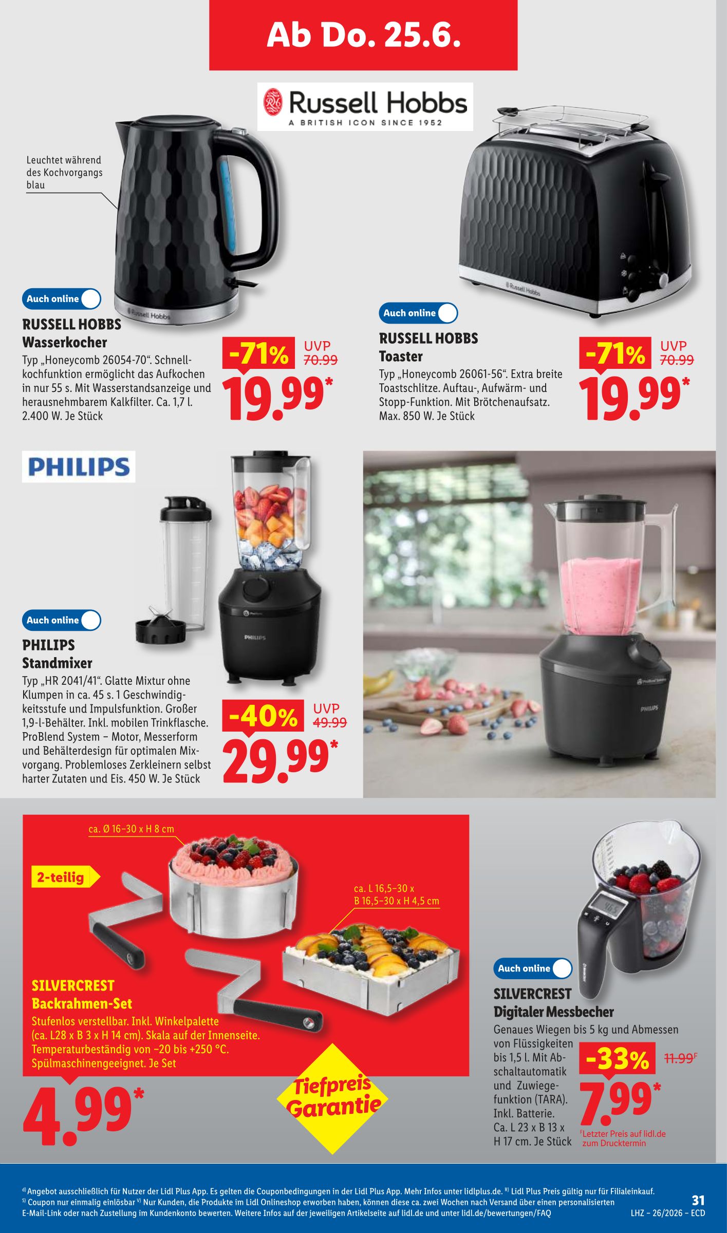 lidl - Lidl - Angebot der Woche Prospekt nächste Woche – von Montag 22.06.2026 bis Samstag 27.06.2026 - page: 31