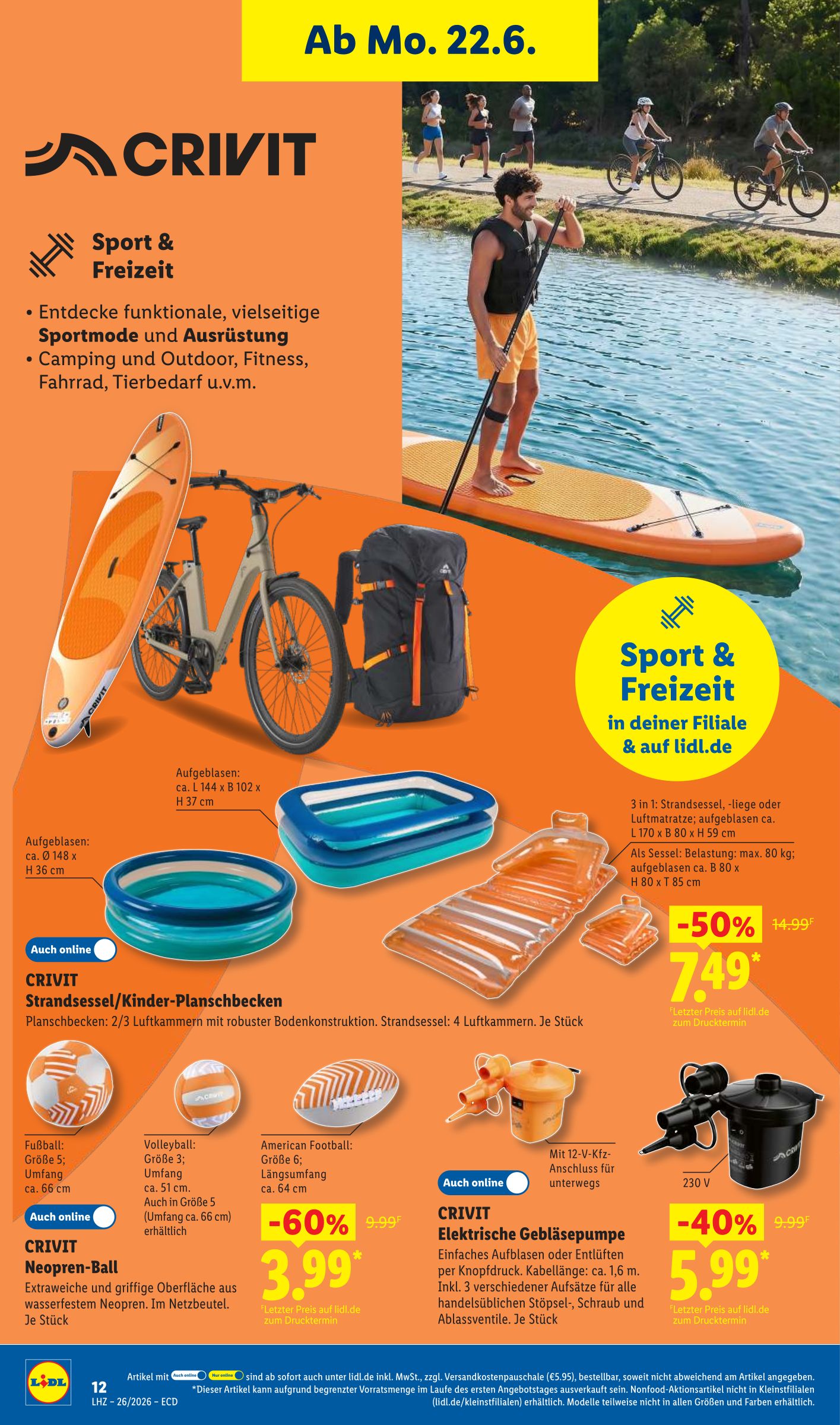 lidl - Lidl - Angebot der Woche Prospekt nächste Woche – von Montag 22.06.2026 bis Samstag 27.06.2026 - page: 8