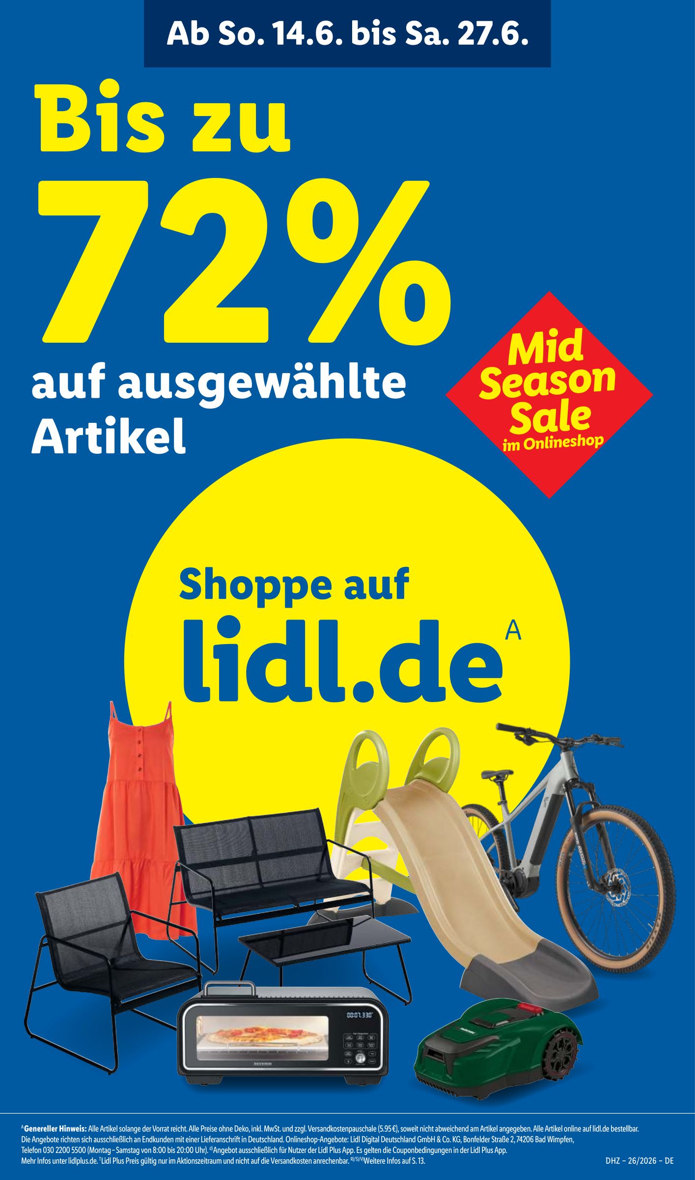 lidl - Lidl - Angebot der Woche Prospekt nächste Woche – von Montag 22.06.2026 bis Samstag 27.06.2026 - page: 34