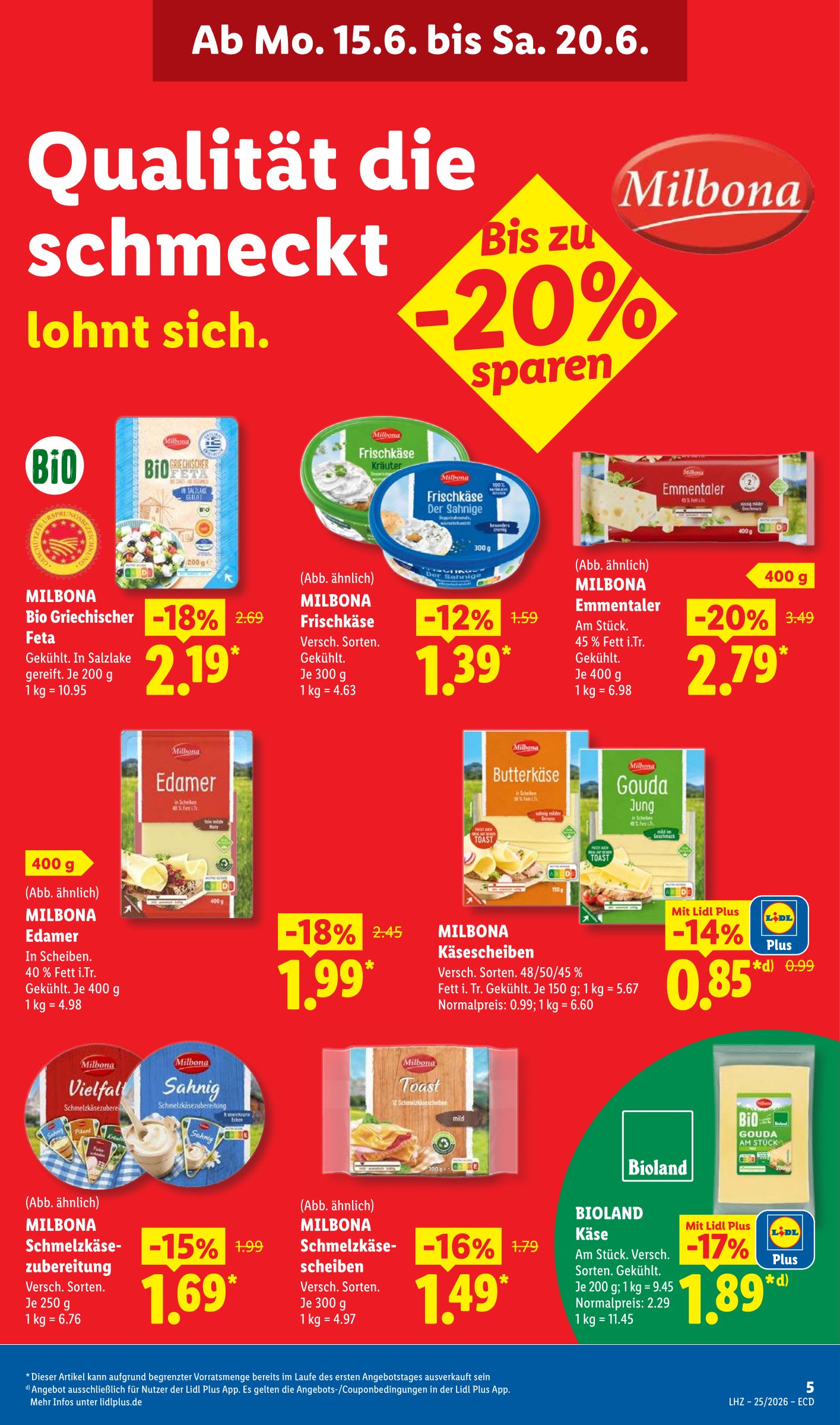 lidl - Lidl Prospekt nächste Woche – von Montag 15.06.2026 bis Samstag 20.06.2026 - page: 13
