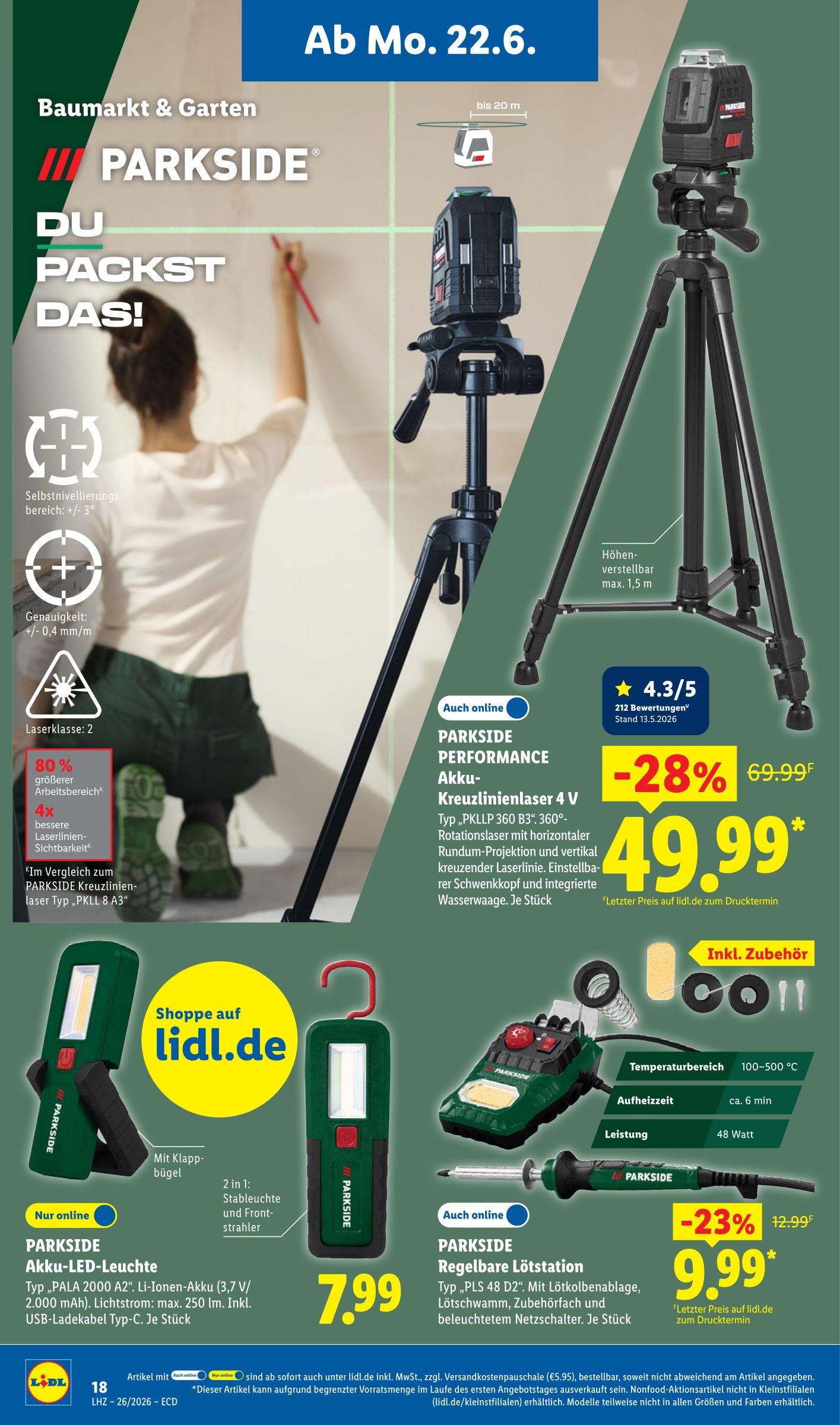 lidl - Lidl Prospekt nächste Woche – von Montag 22.06.2026 bis Samstag 27.06.2026 - page: 38