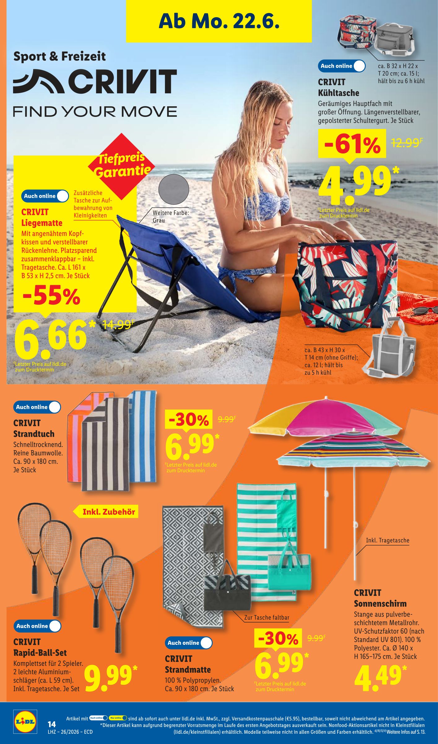 lidl - Lidl Prospekt nächste Woche – von Montag 22.06.2026 bis Samstag 27.06.2026 - page: 32