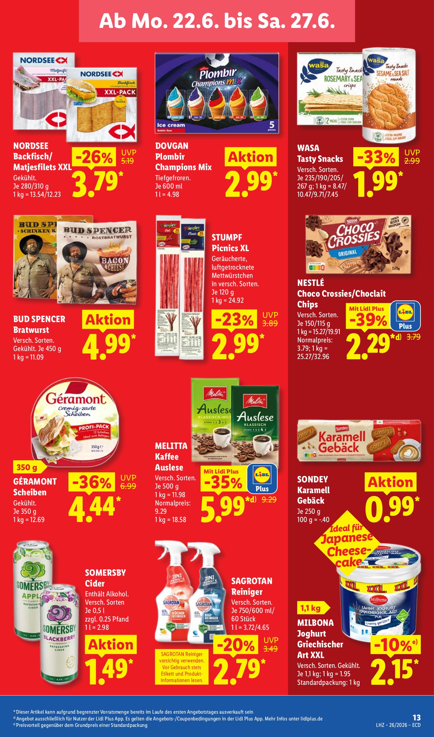 lidl - Lidl XXL Prospekt nächste Woche – von Montag 22.06.2026 bis Samstag 27.06.2026 - page: 17