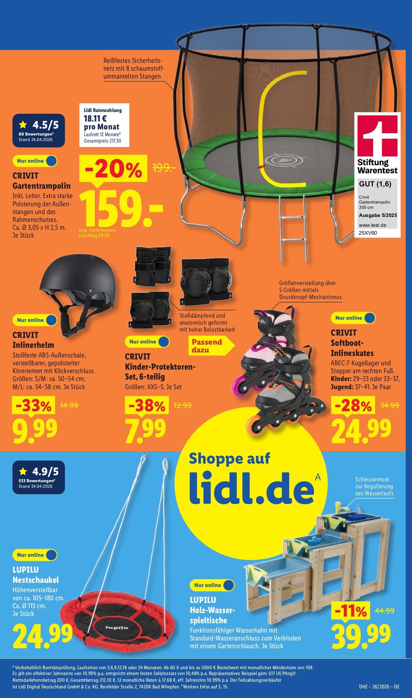 lidl - Lidl XXL Prospekt nächste Woche – von Montag 22.06.2026 bis Samstag 27.06.2026 - page: 45