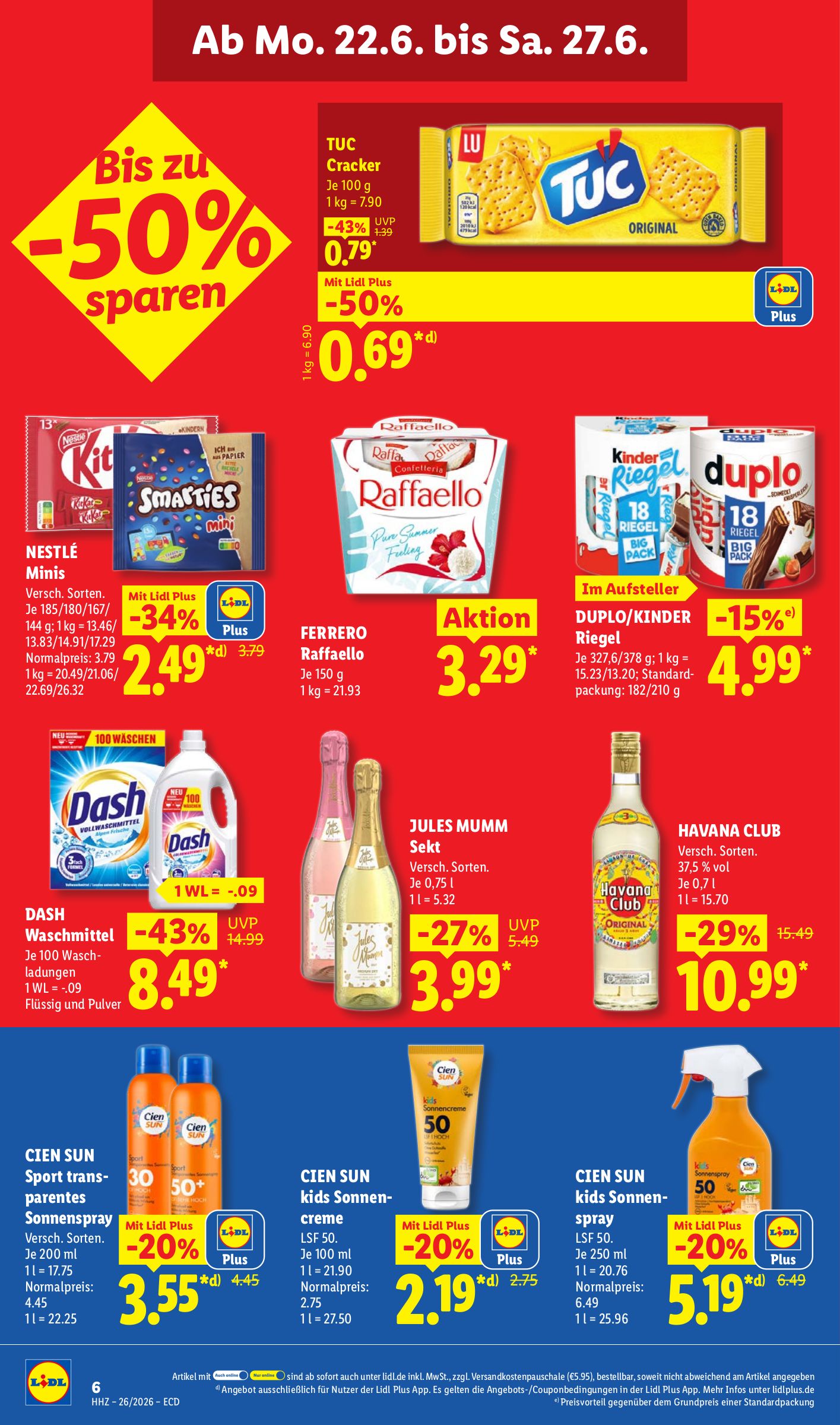 lidl - Lidl XXL Prospekt nächste Woche – von Montag 22.06.2026 bis Samstag 27.06.2026 - page: 16