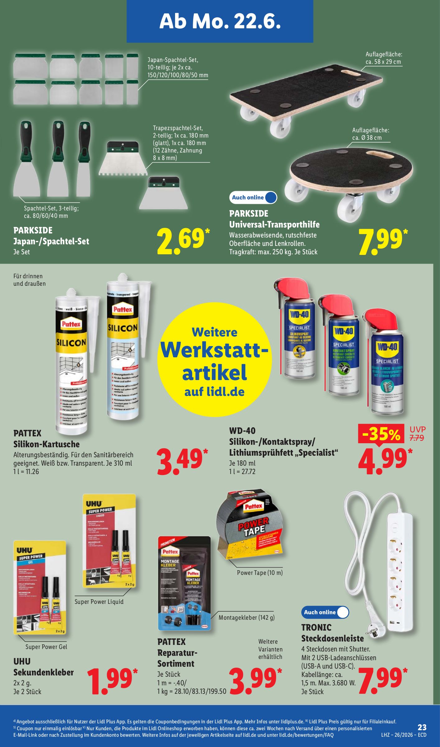 lidl - Lidl XXL Prospekt nächste Woche – von Montag 22.06.2026 bis Samstag 27.06.2026 - page: 43