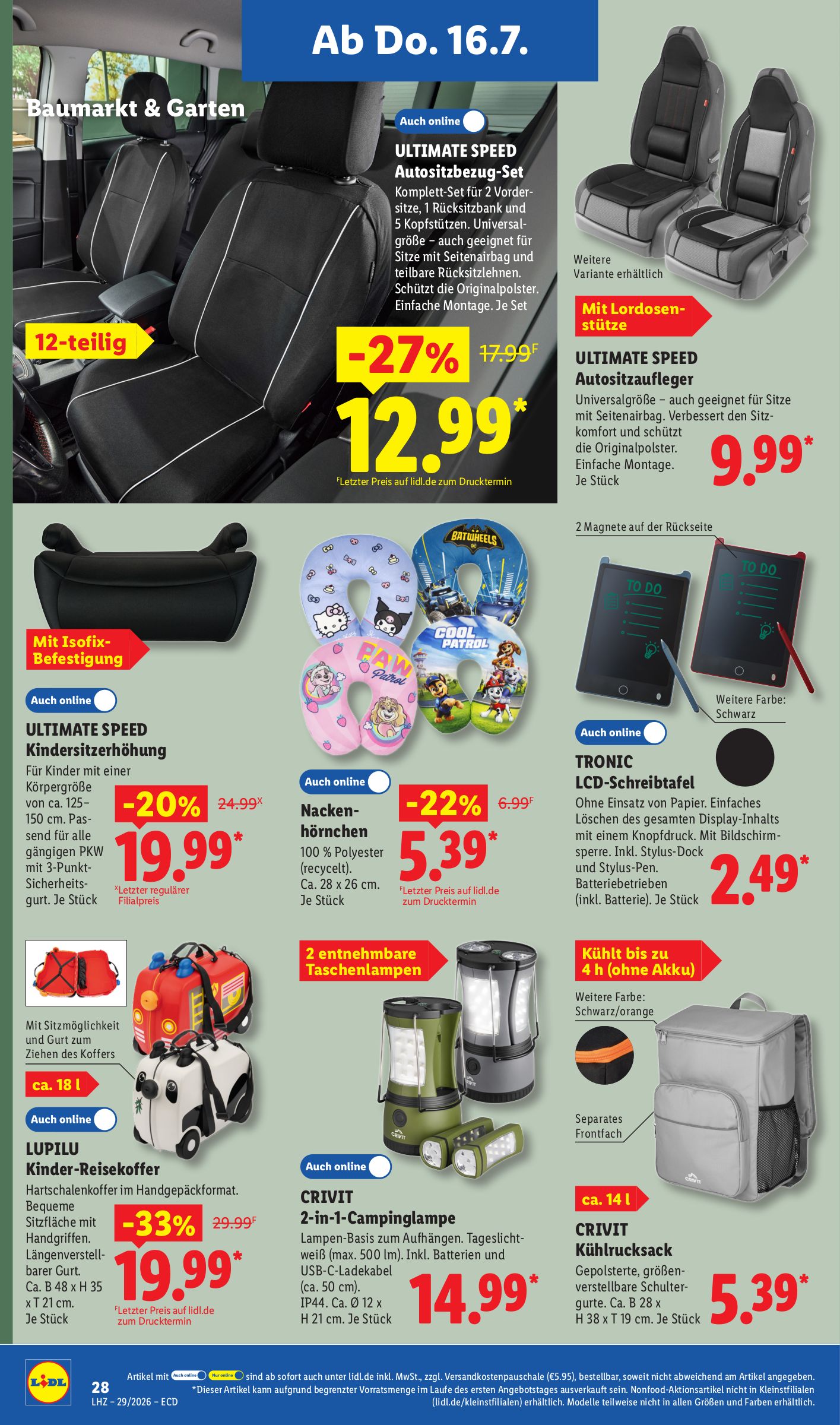 lidl - Lidl Prospekt nächste Woche – von Montag 13.07.2026 bis Samstag 18.07.2026 - page: 28