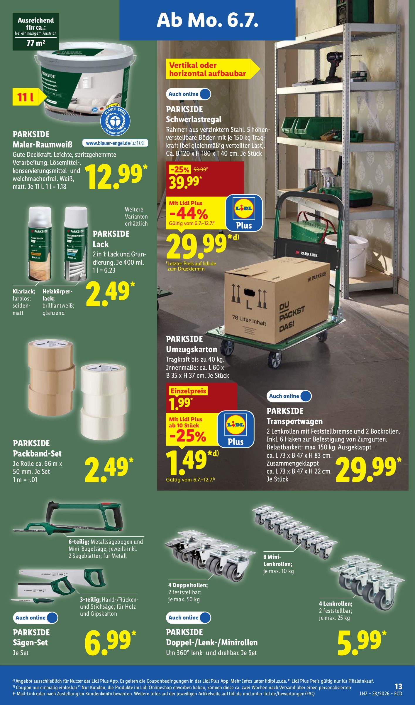 lidl - Lidl Prospekt nächste Woche – von Montag 06.07.2026 bis Samstag 11.07.2026 - page: 27
