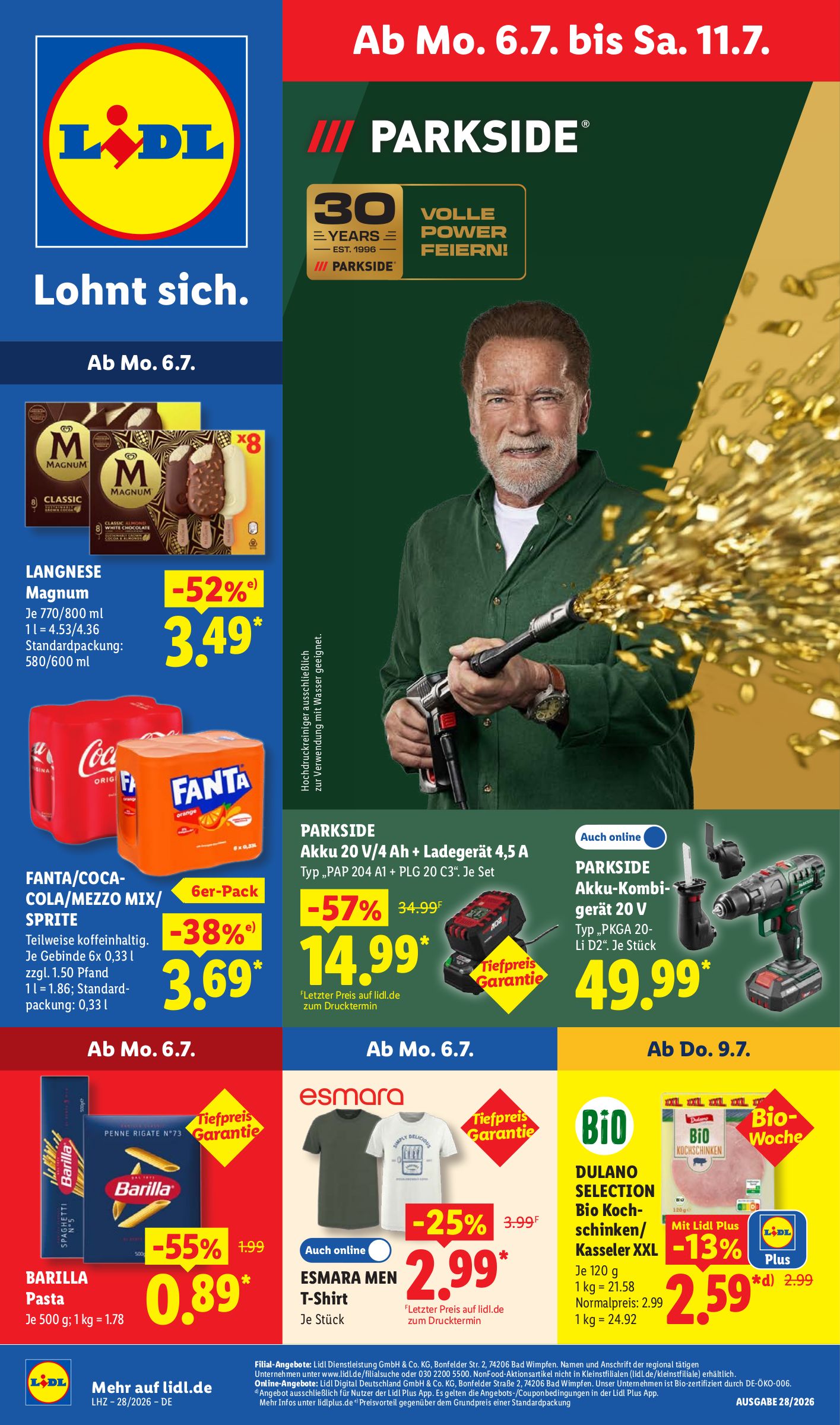 lidl - Lidl Prospekt nächste Woche – von Montag 06.07.2026 bis Samstag 11.07.2026
