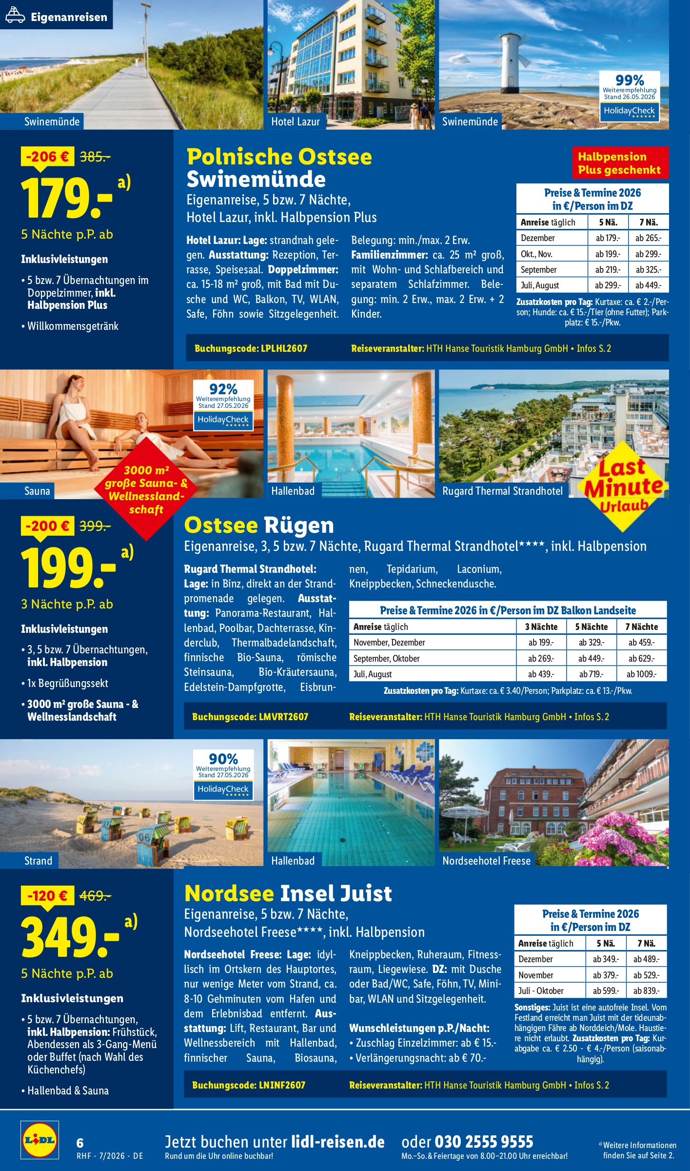 lidl - Neuer Lidl - Juli Reise-Highlights Prospekt – von Mittwoch 01.07.2026 bis Freitag 31.07.2026 - page: 6