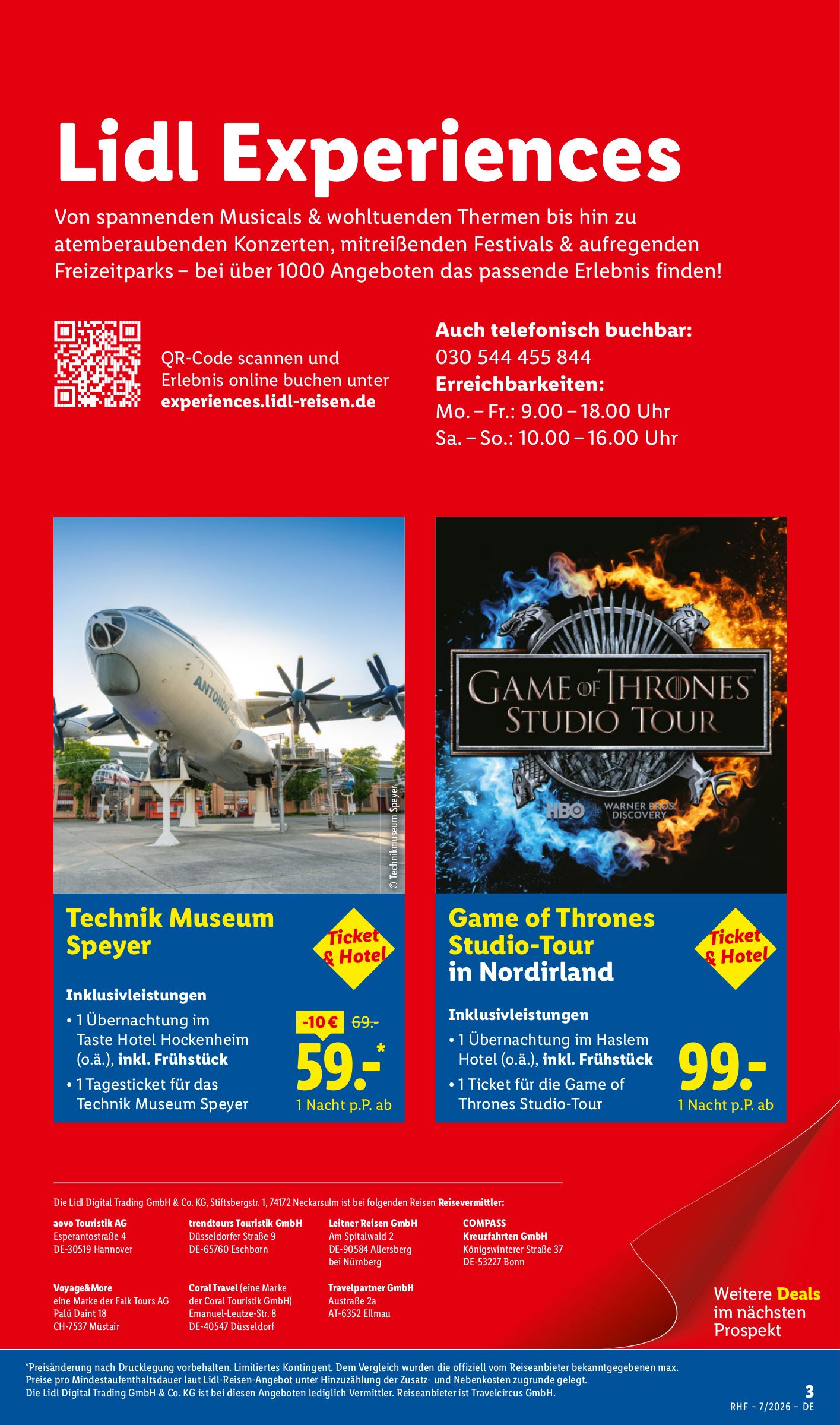 lidl - Neuer Lidl - Juli Reise-Highlights Prospekt – von Mittwoch 01.07.2026 bis Freitag 31.07.2026 - page: 3