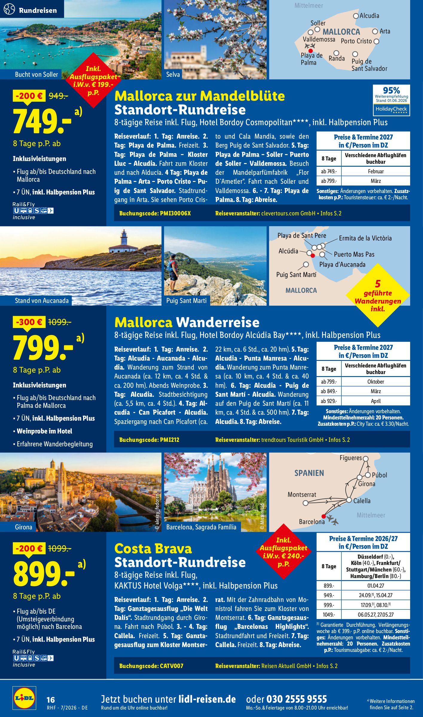 lidl - Neuer Lidl - Juli Reise-Highlights Prospekt – von Mittwoch 01.07.2026 bis Freitag 31.07.2026 - page: 16