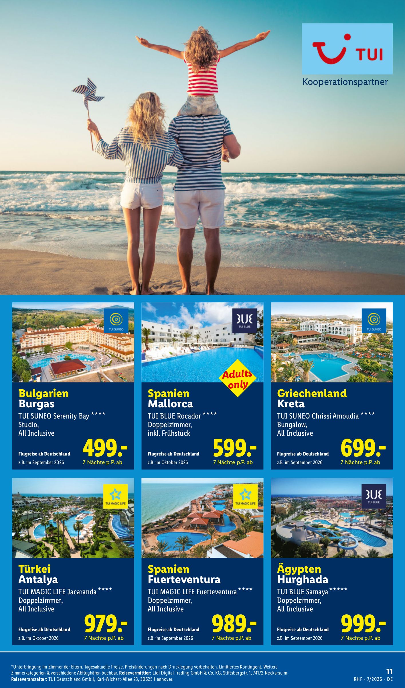 lidl - Neuer Lidl - Juli Reise-Highlights Prospekt – von Mittwoch 01.07.2026 bis Freitag 31.07.2026 - page: 11