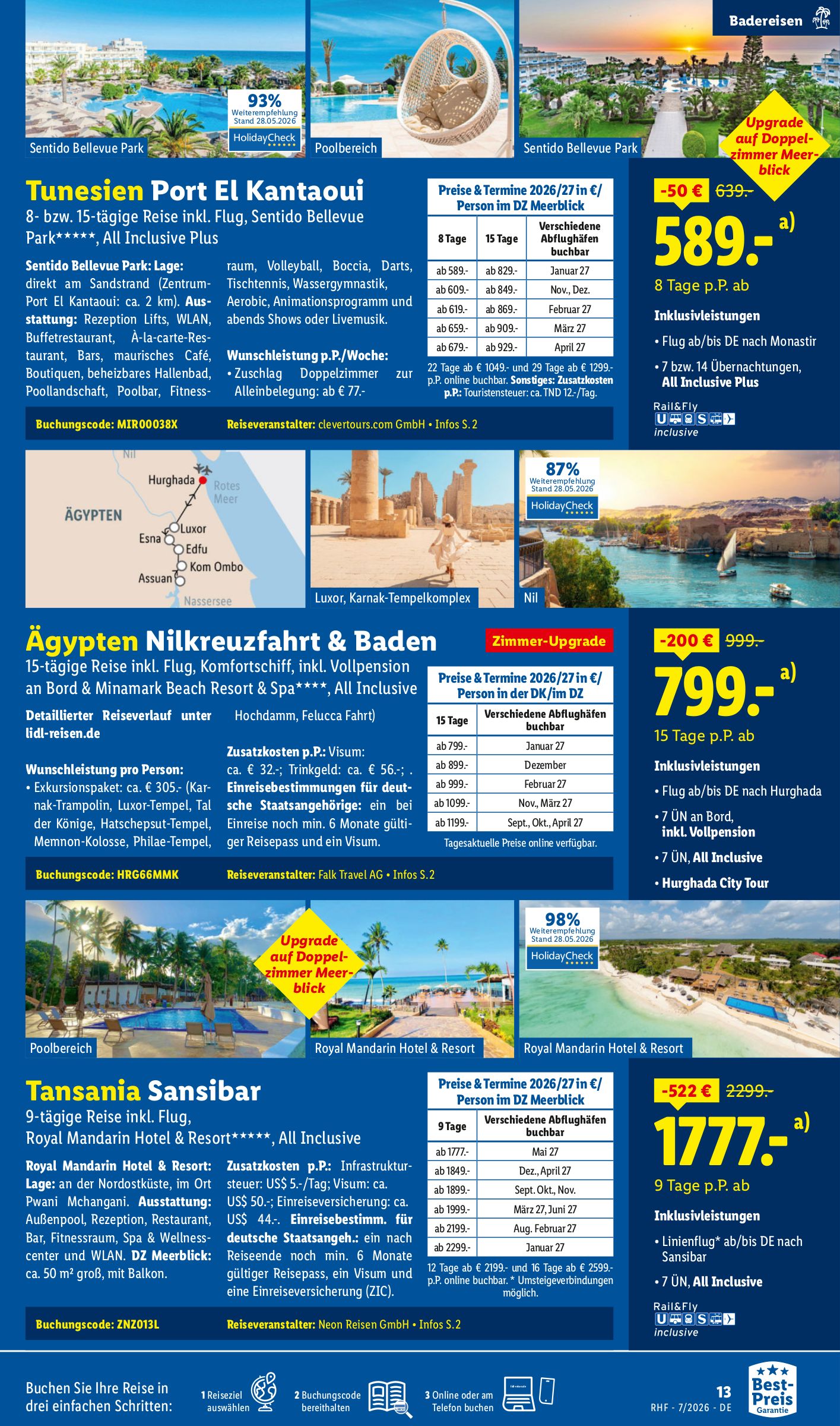 lidl - Neuer Lidl - Juli Reise-Highlights Prospekt – von Mittwoch 01.07.2026 bis Freitag 31.07.2026 - page: 13