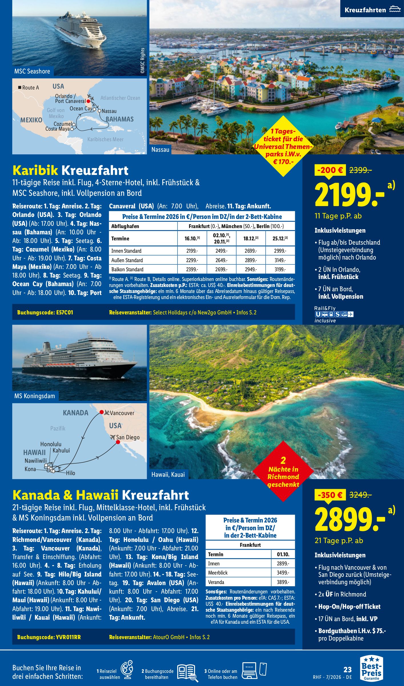 lidl - Neuer Lidl - Juli Reise-Highlights Prospekt – von Mittwoch 01.07.2026 bis Freitag 31.07.2026 - page: 23
