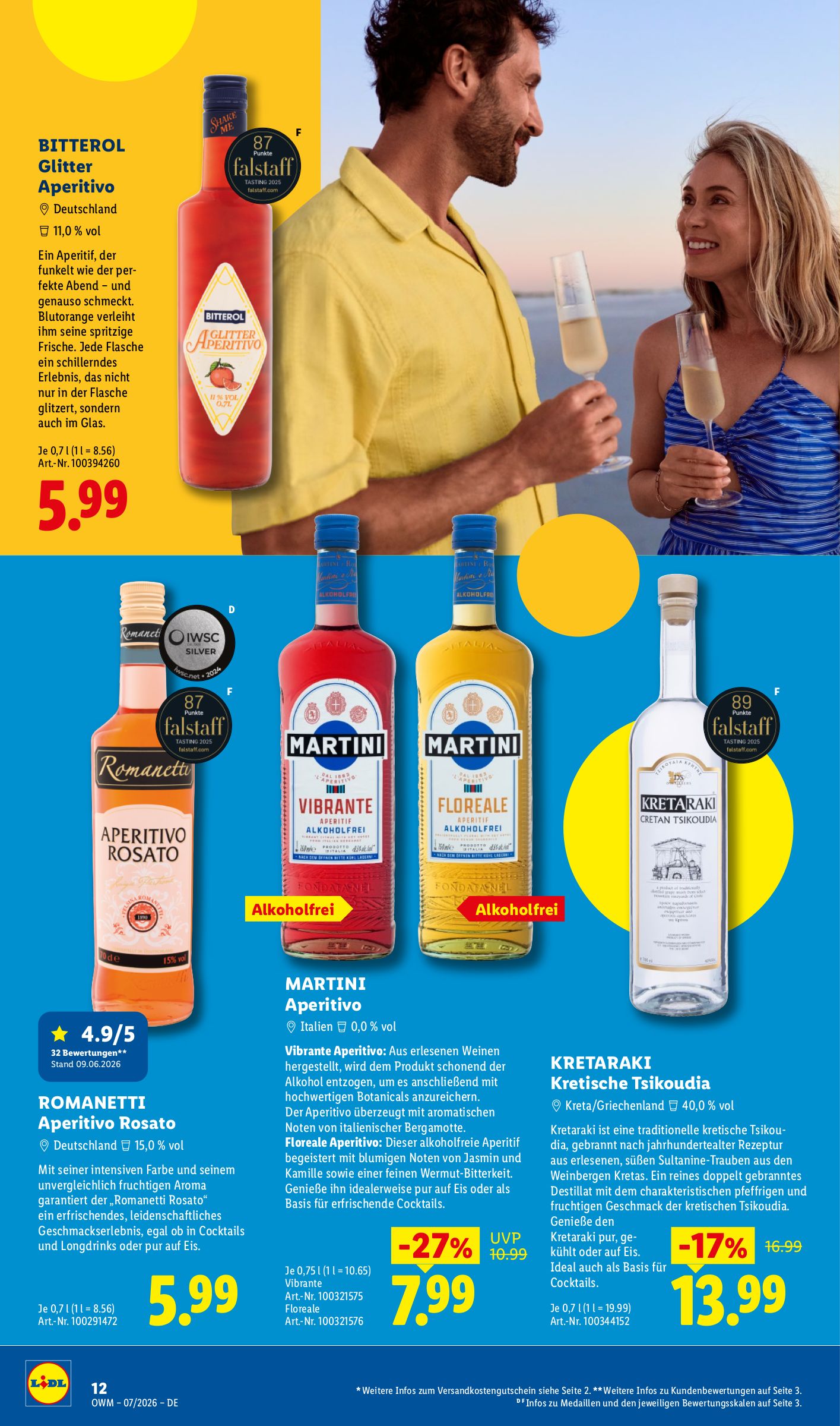 lidl - Lidl - Wein & Spirituosen Prospekt – von Mittwoch 01.07.2026 bis Freitag 31.07.2026 - page: 12