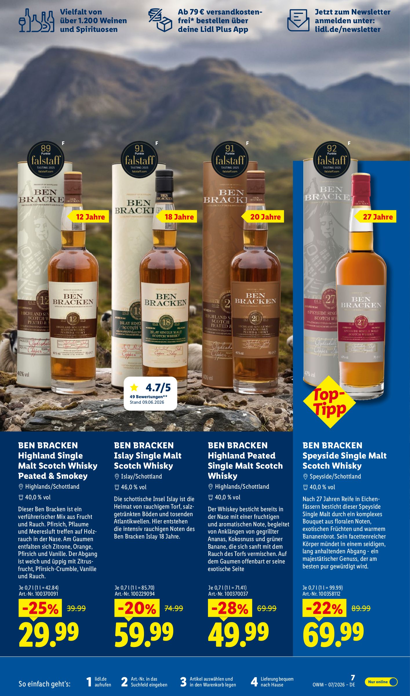 lidl - Lidl - Wein & Spirituosen Prospekt – von Mittwoch 01.07.2026 bis Freitag 31.07.2026 - page: 7