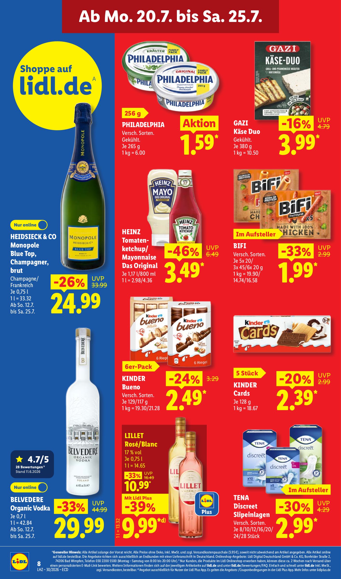lidl - Lidl Prospekt nächste Woche – von Montag 20.07.2026 bis Samstag 25.07.2026 - page: 16