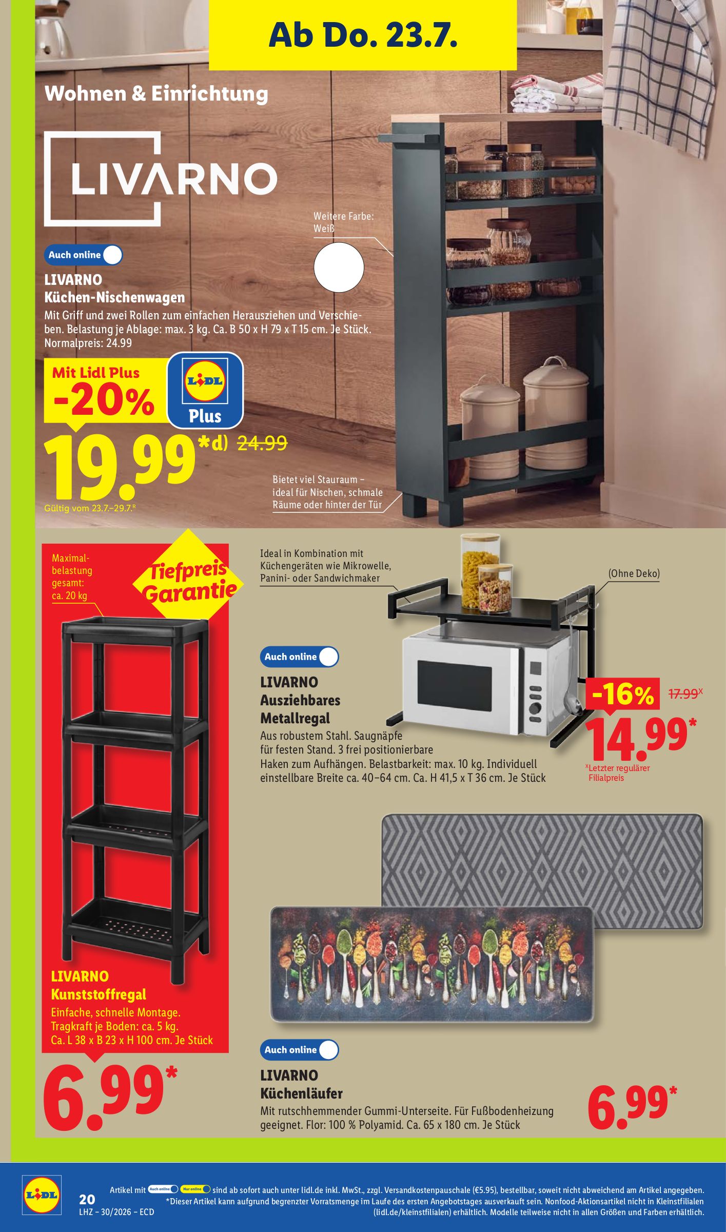 lidl - Lidl Prospekt nächste Woche – von Montag 20.07.2026 bis Samstag 25.07.2026 - page: 44