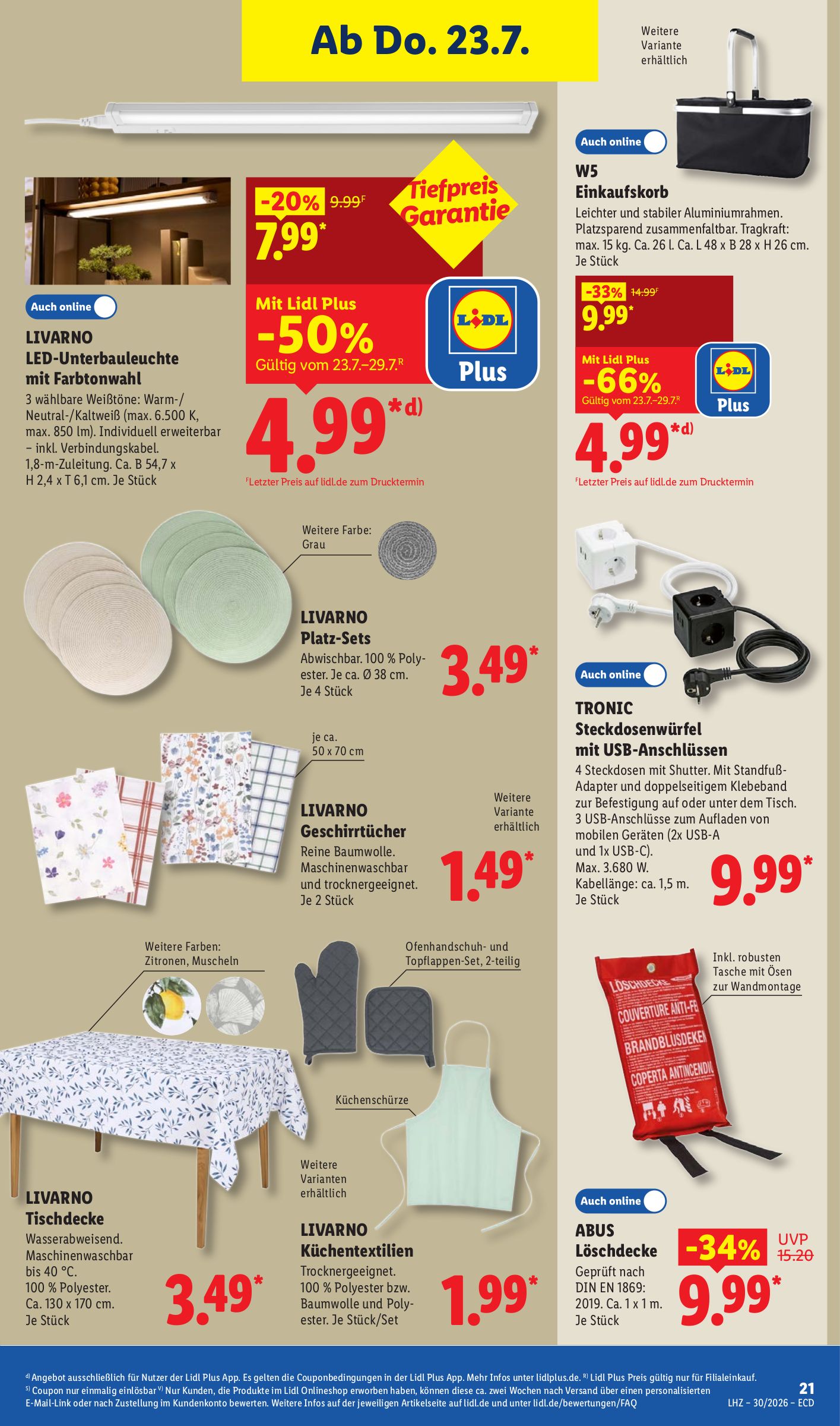 lidl - Lidl Prospekt nächste Woche – von Montag 20.07.2026 bis Samstag 25.07.2026 - page: 45