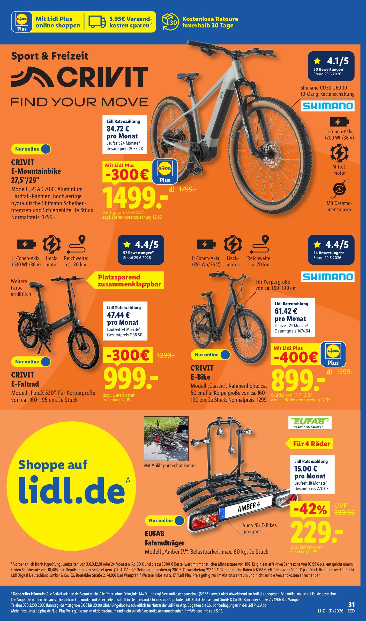 lidl - Lidl - Angebot der Woche Prospekt nächste Woche – von Montag 27.07.2026 bis Samstag 01.08.2026 - page: 25