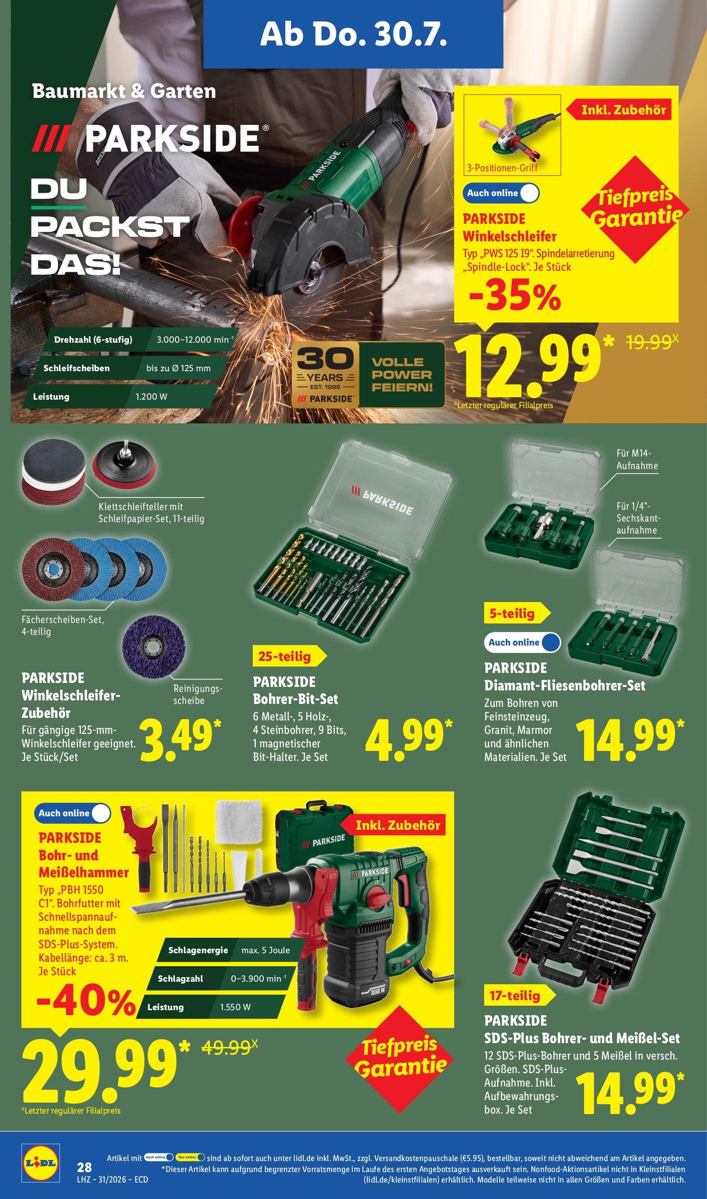 lidl - Lidl - Angebot der Woche Prospekt nächste Woche – von Montag 27.07.2026 bis Samstag 01.08.2026 - page: 22