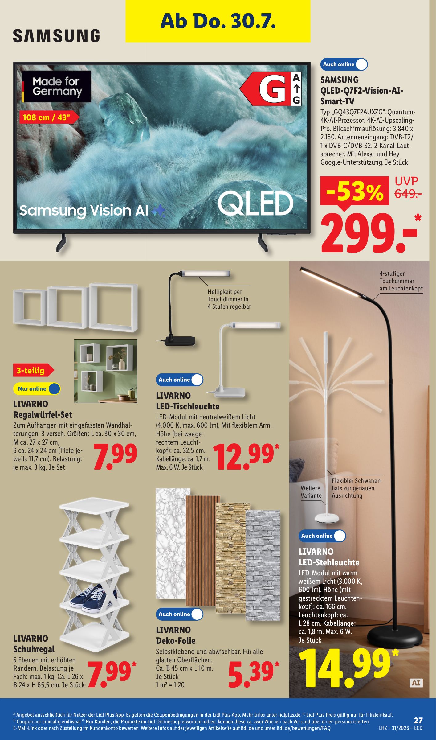 lidl - Lidl - Angebot der Woche Prospekt nächste Woche – von Montag 27.07.2026 bis Samstag 01.08.2026 - page: 19